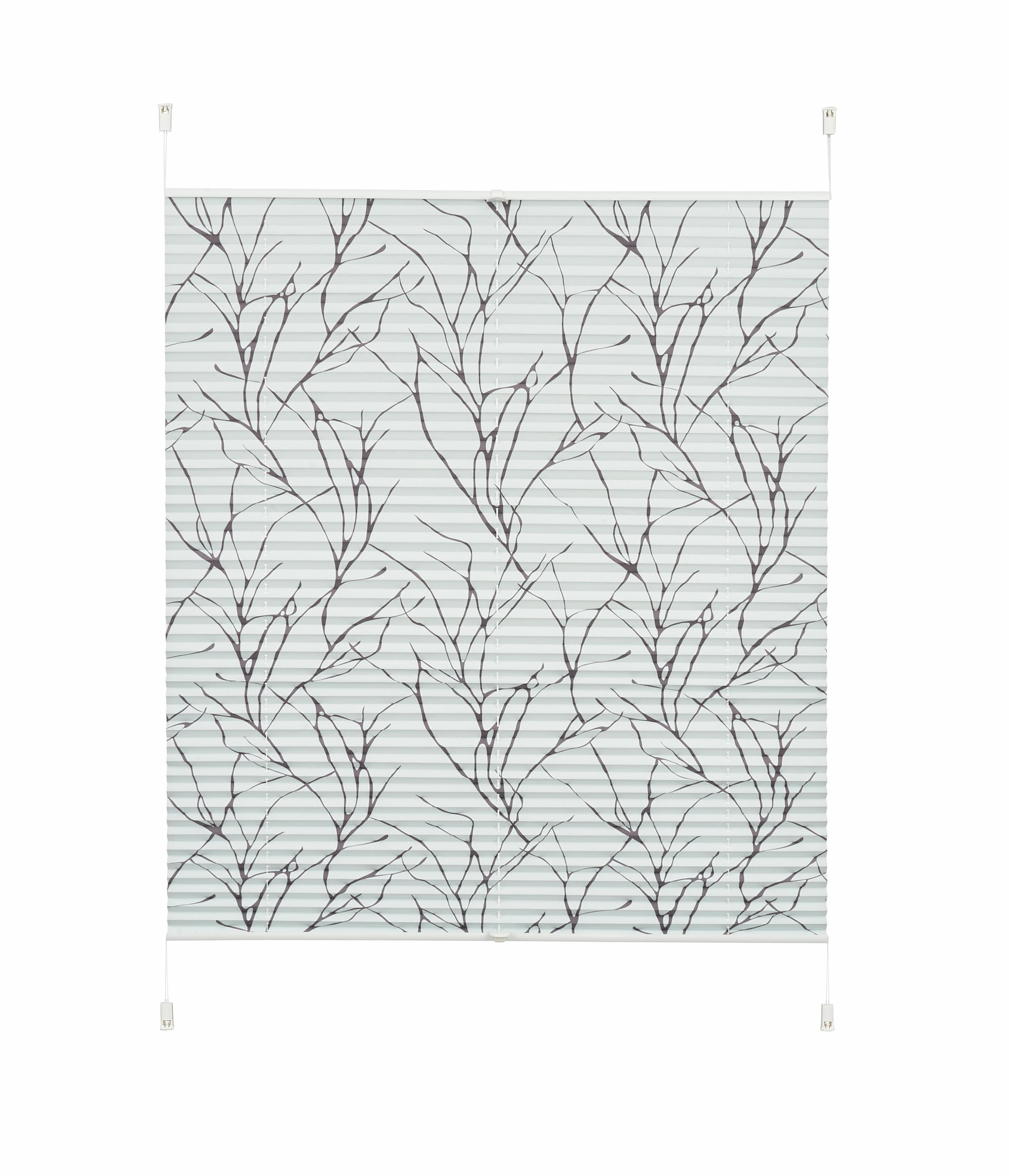 Image of my home Plissee »Dondo«, verdunkelnd, energiesparend, ohne Bohren, verspannt, Klemmfix, Fixmass, Äste, Zweige, Ranken, Klemmträger bei Ackermann Versand Schweiz