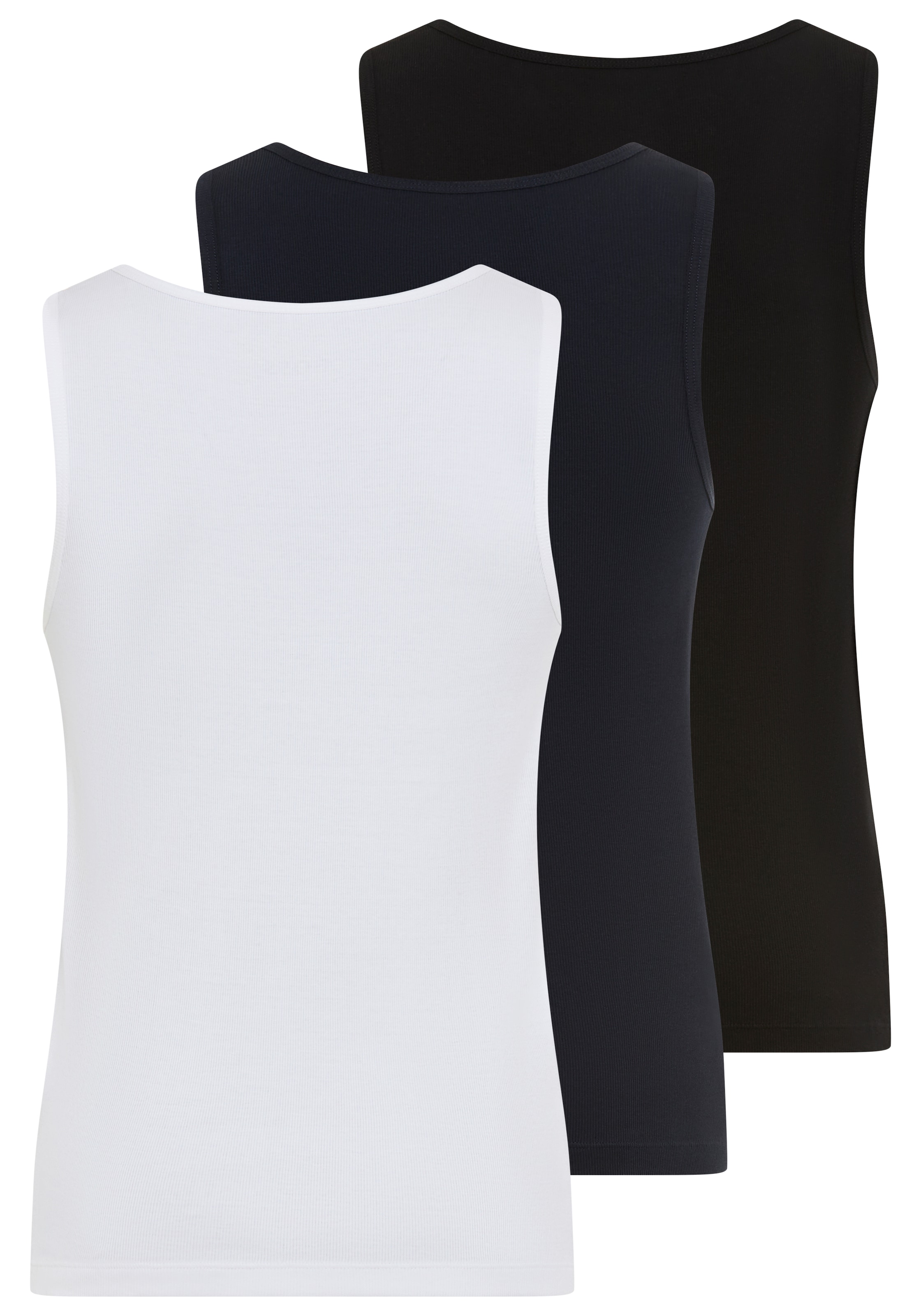 BOSS Débardeur »3P RibClassic BOSS ONE« Broderie ton sur ton sur la poitrine