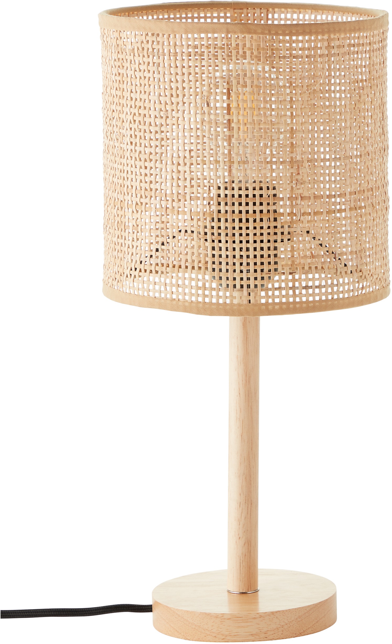 Image of Home affaire Tischleuchte »Lianna«, E14, 1 St., E27, max. 40W, nachhaltig, Rattangeflecht bei Ackermann Versand Schweiz