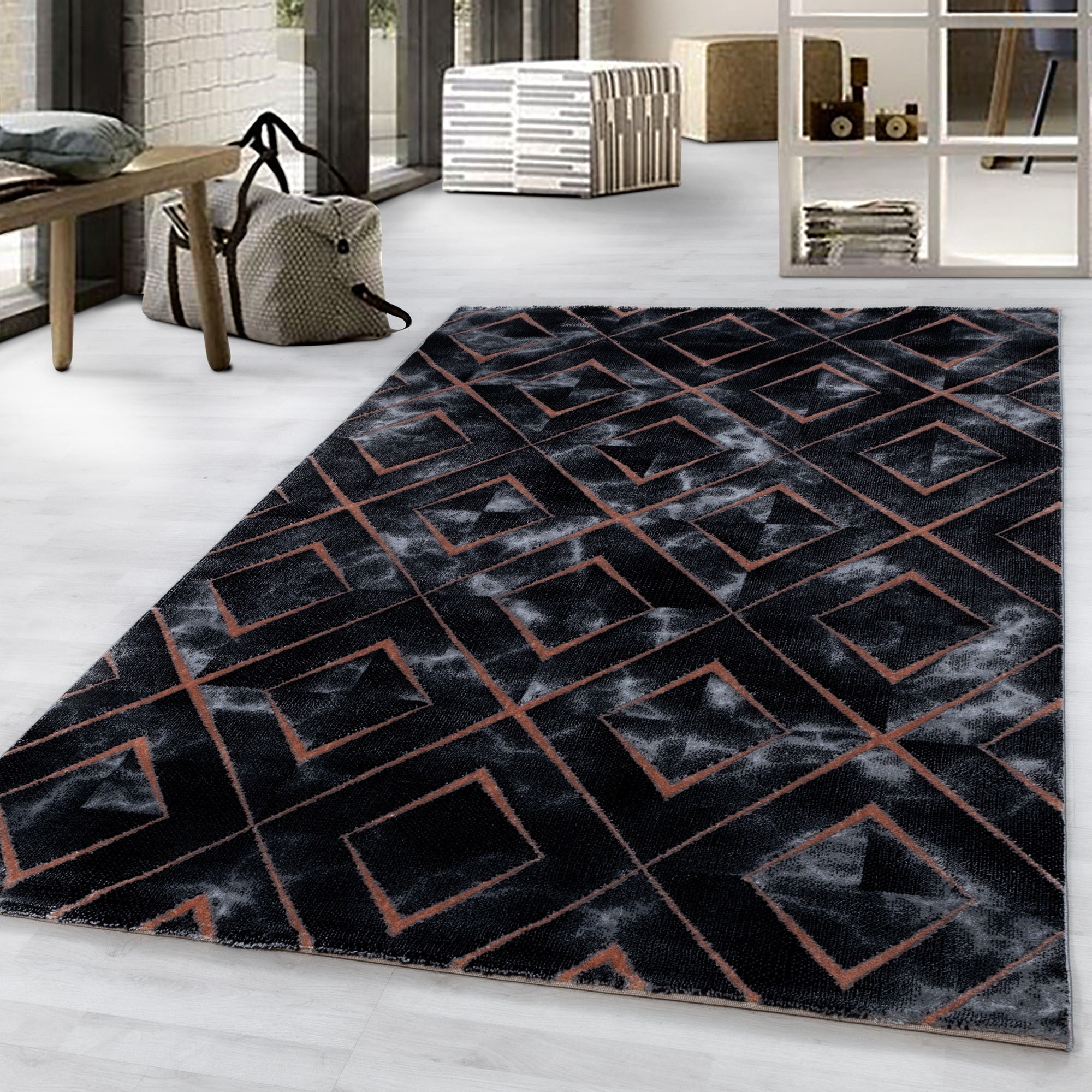 Image of Ayyildiz Teppiche Teppich "NAXOS 3812" rechteckig 12 mm Höhe Wohnzimmer