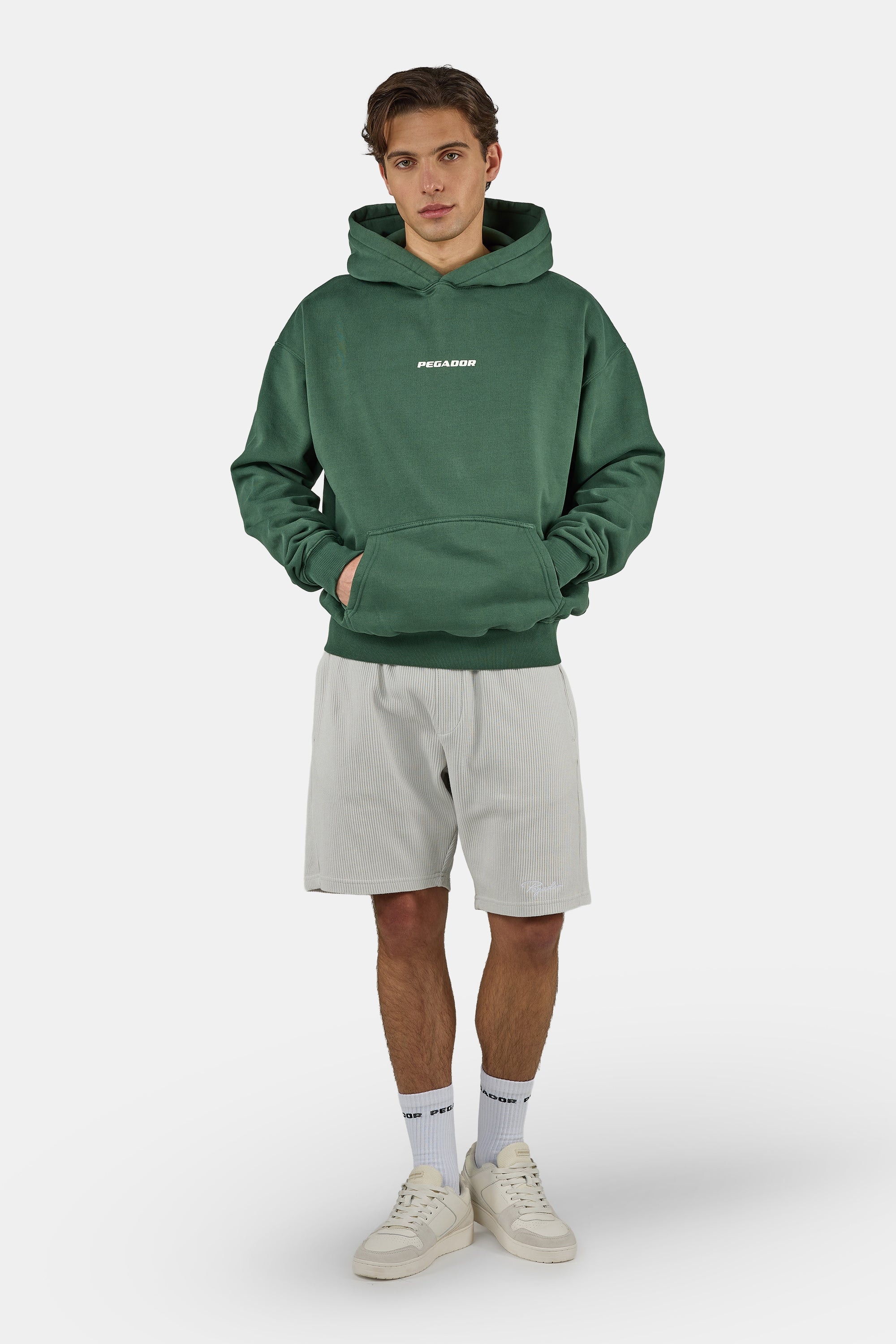 PEGADOR Shorts »Signar Heavy Rib Shorts«  Baumwolle, regular fit