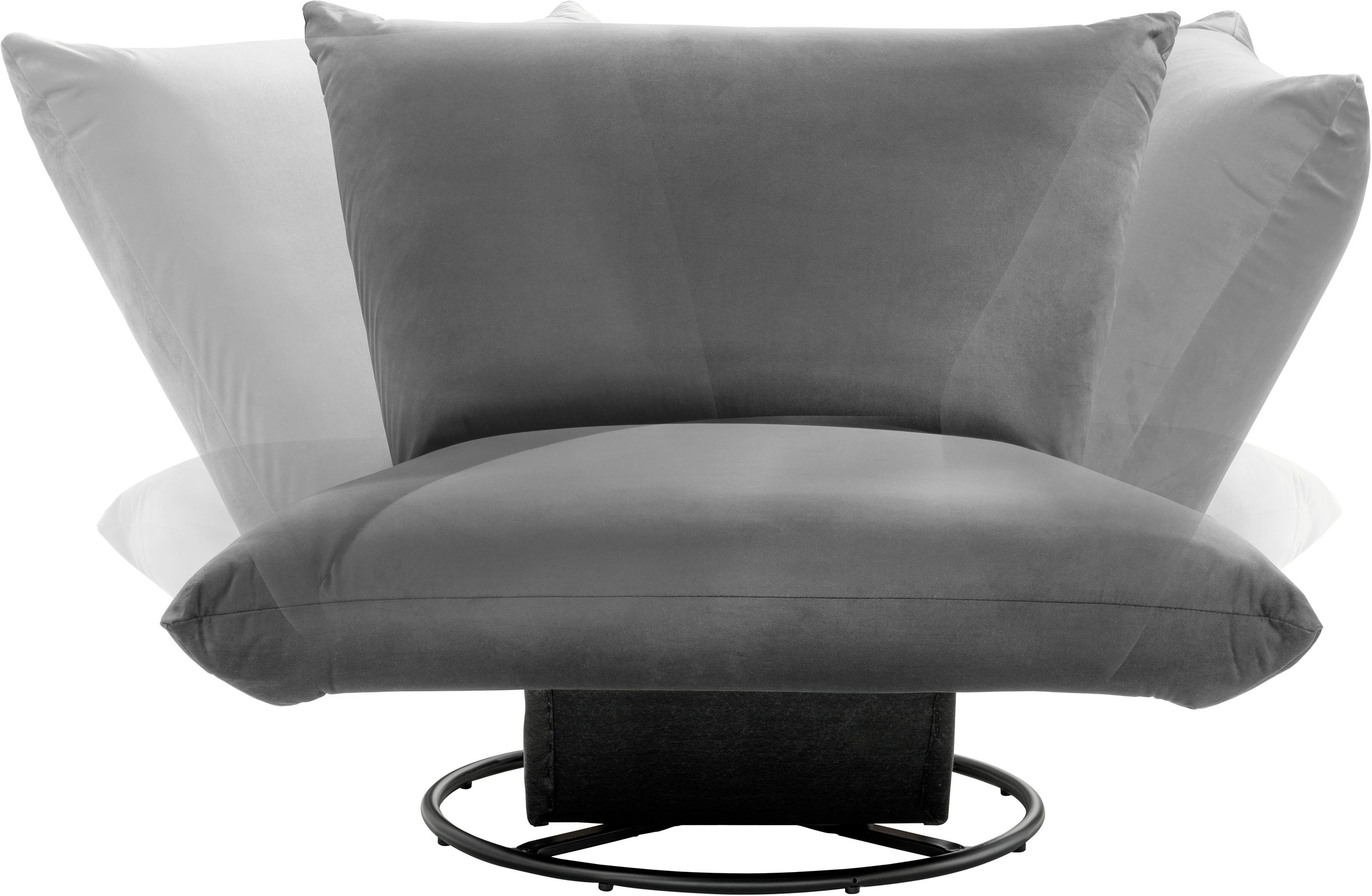 INOSIGN Drehsessel »Cremona«, 360° drehbar mit Metallfuss