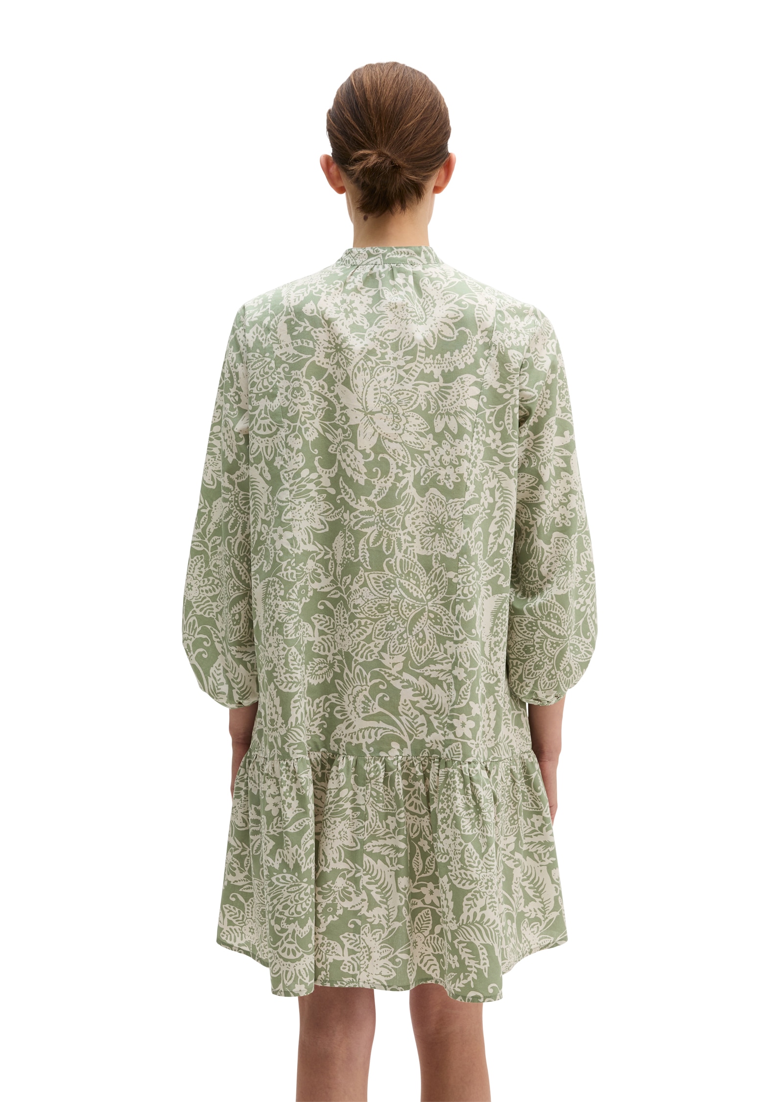 Marc O'Polo Robe d'été Poches pour les mains loose fit aus bedrucktem Light-Popeline, ungefüttert