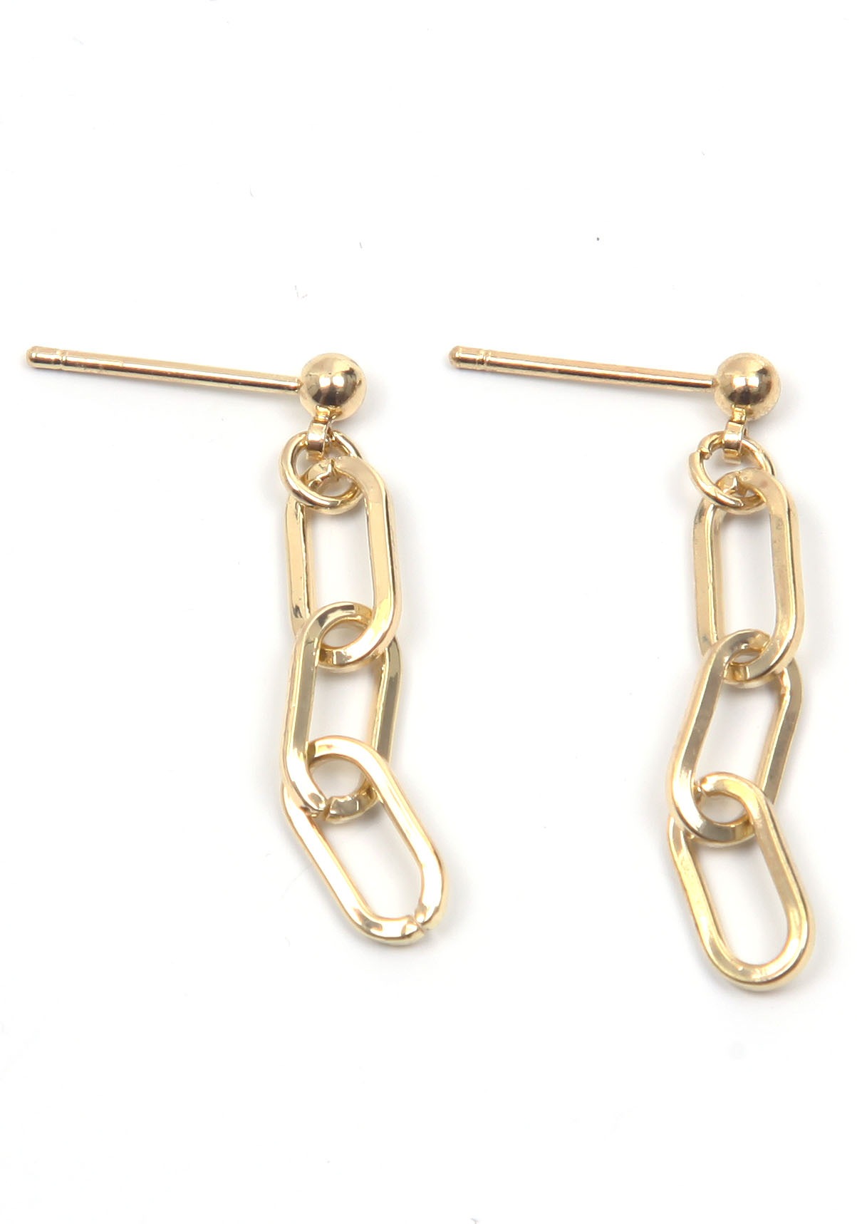 Image of J.Jayz Paar Ohrstecker »kleine Kugeln, Kettenglieder, vergoldfarbenet« bei Ackermann Versand Schweiz