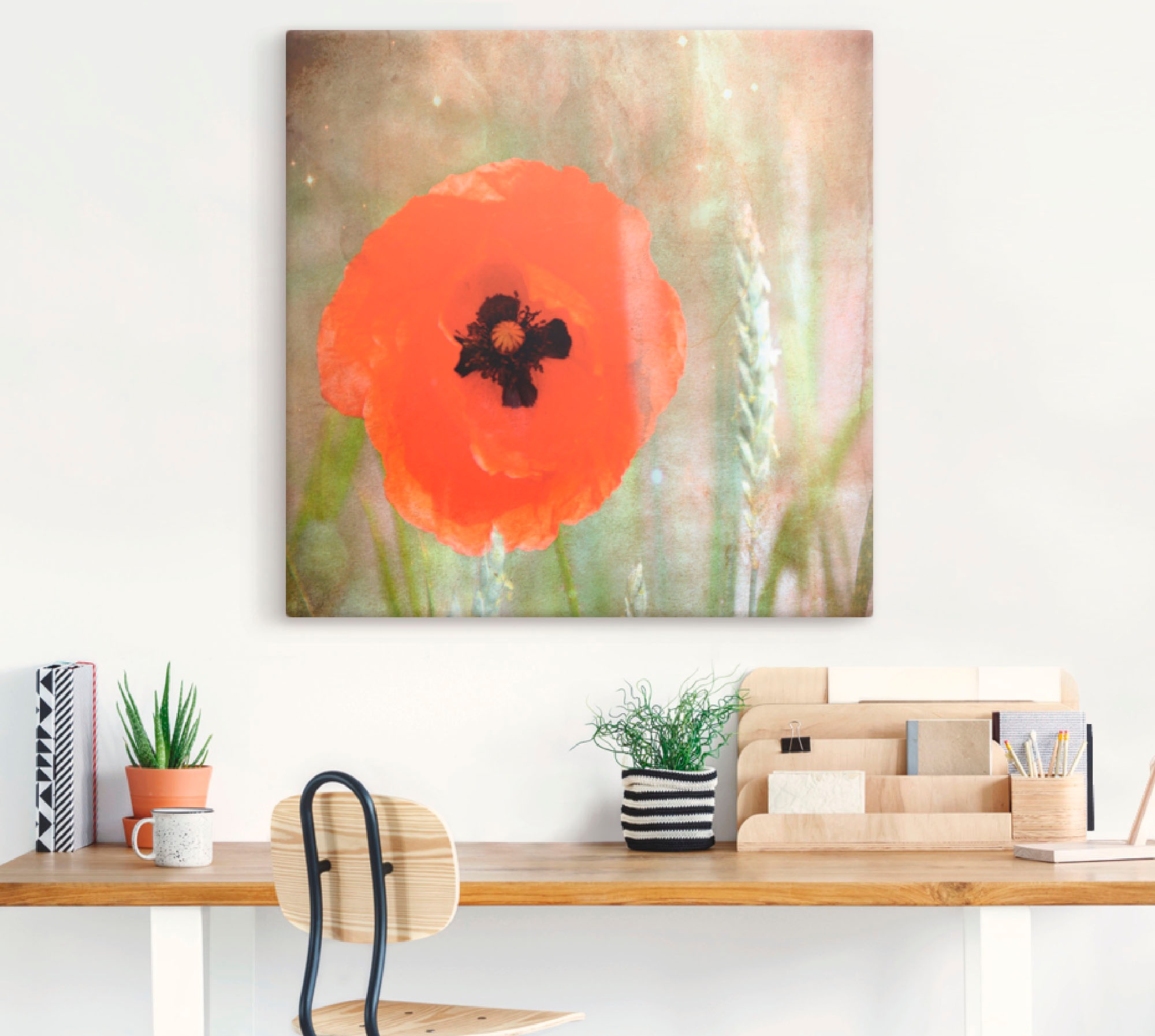 Artland Wandbild »Mohn«, Blumen, (1 St.), als Alubild, Leinwandbild, Wandaufkleber oder Poster in versch. Grössen