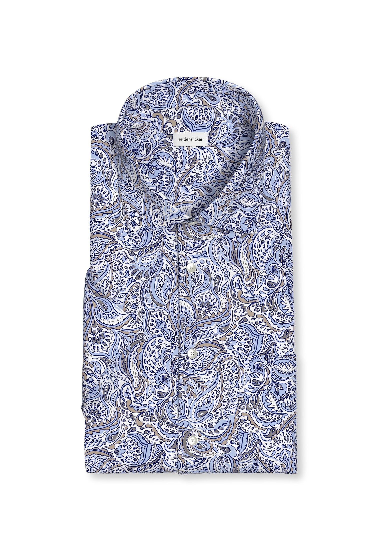 seidensticker Chemise d'affaires »Regular« Regular Kurzarm Kentkragen Floral