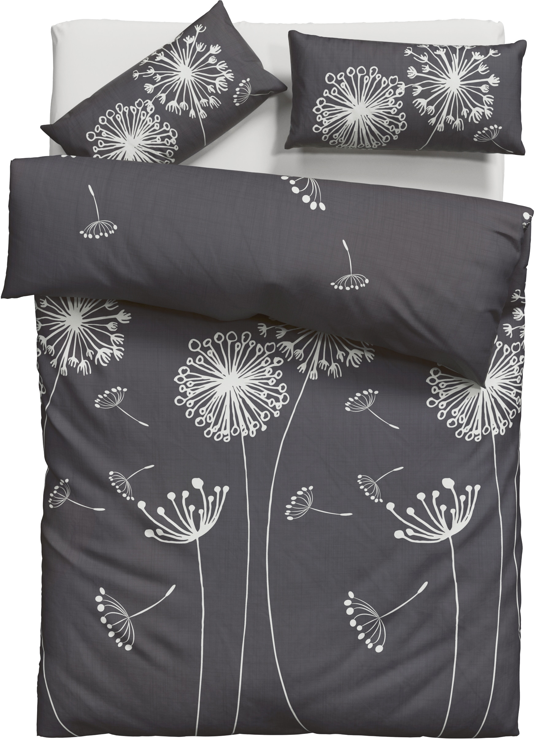 Home affaire Linge de lit »Soucy« 2 tlg. ab Gr. 135x200, 100% Baumwolle, Renforcé & PREMIUM Satin (TC300)