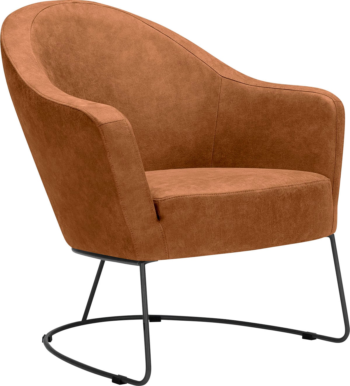 LOVI Loungesessel »Grape«, Metallrahmen grau, Sitzfläche günstig für Formschaum Sitzgefühl in luftiges kaufen