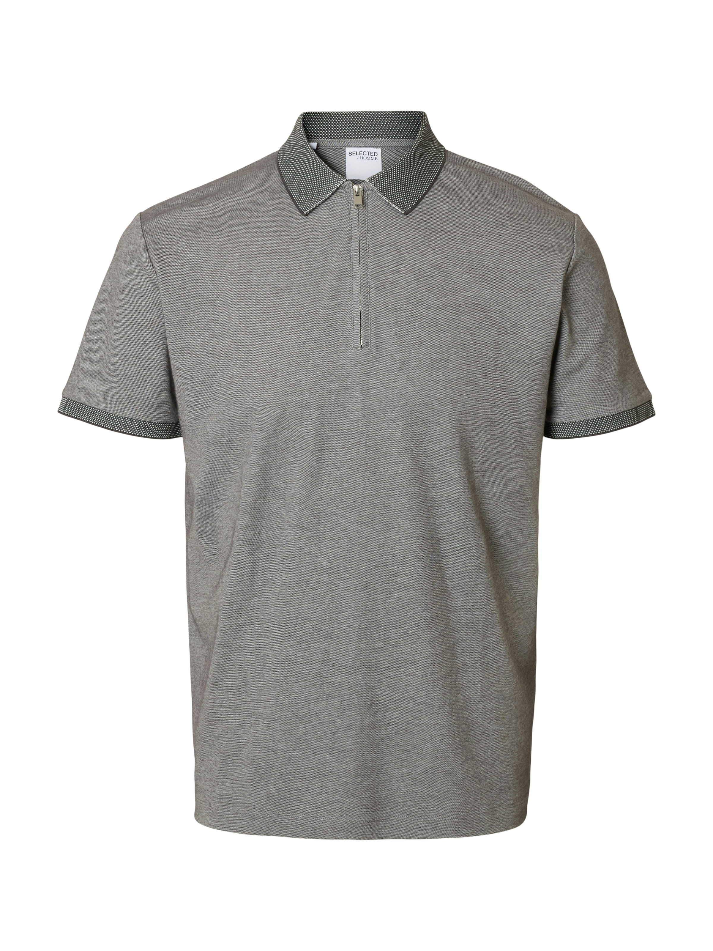 SELECTED HOMME Poloshirt »SLHFAVE ZIP SS POLO NOOS«
