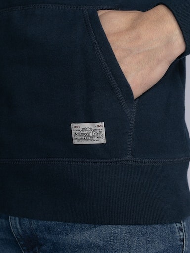 Industries Mode confortablement Kapuzensweatshirt Acheter »Sweater Hooded« Petrol ligne en