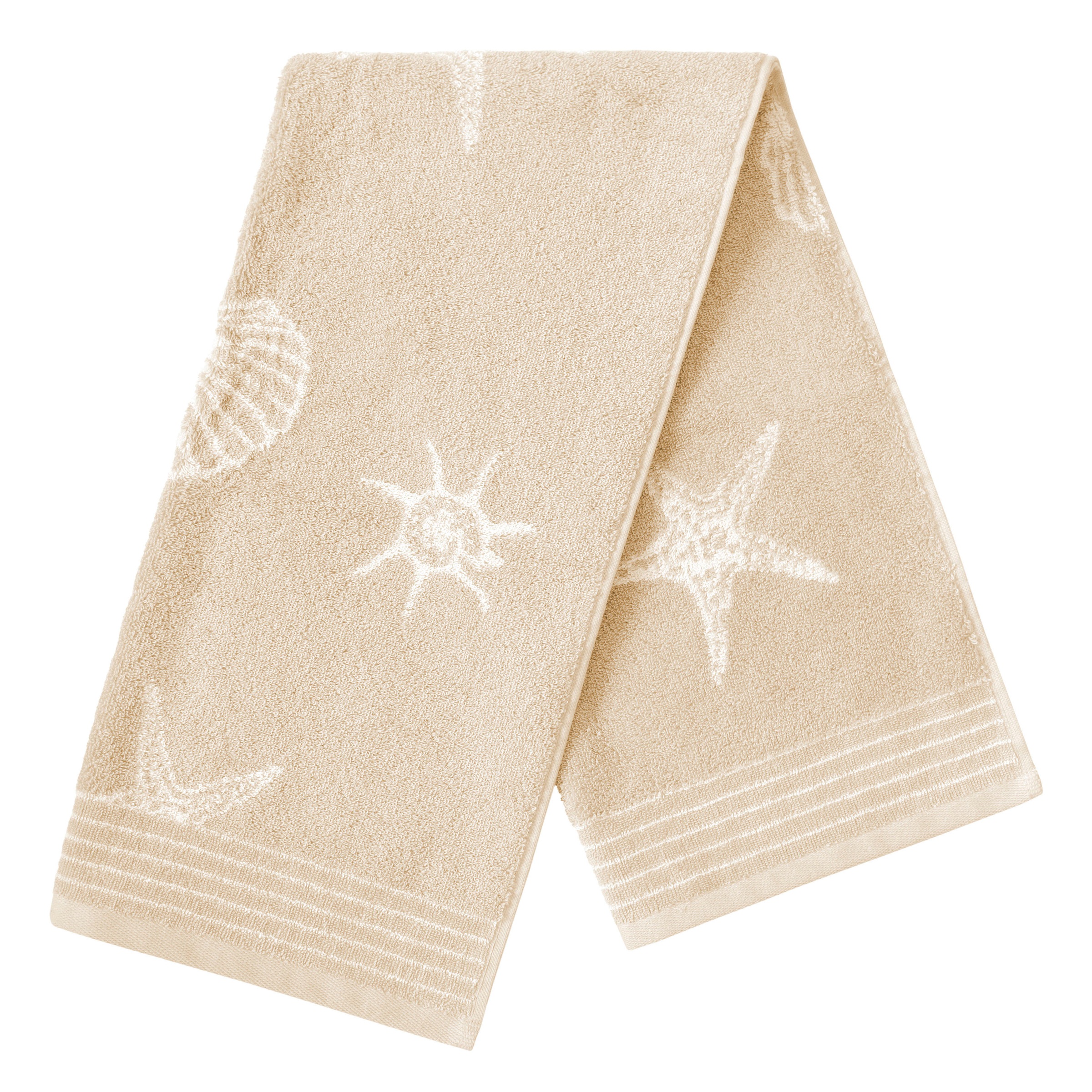 Dyckhoff Handtuch Set »Seashell«, Set, 6 tlg., Walkfrottee, mit Muschelmuster; 4 Handtücher (50x100cm), 2 Duschtücher (70x140cm)
