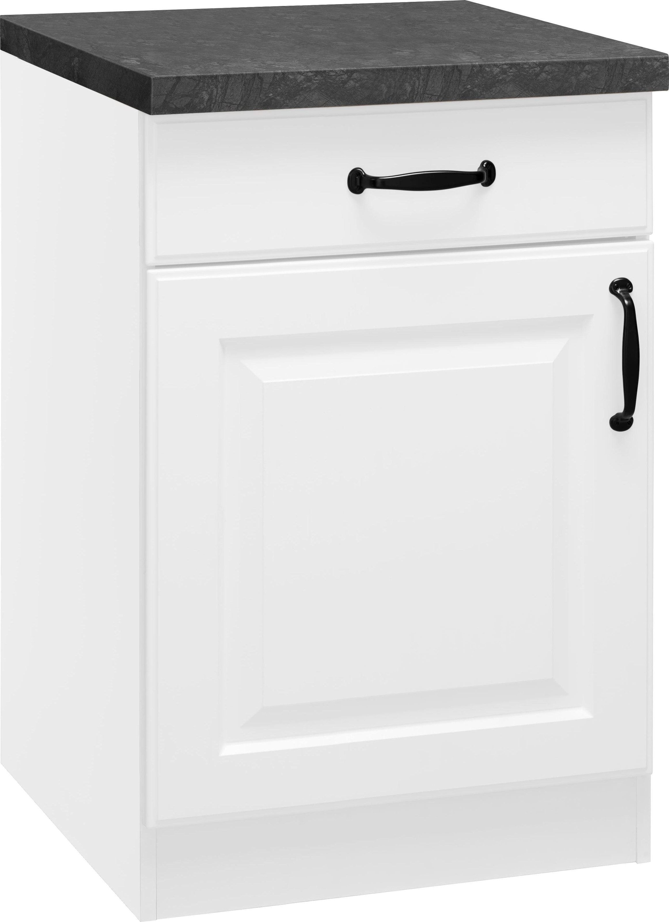 Image of wiho Küchen Unterschrank "Erla" 60 cm breit mit Kassettenfront