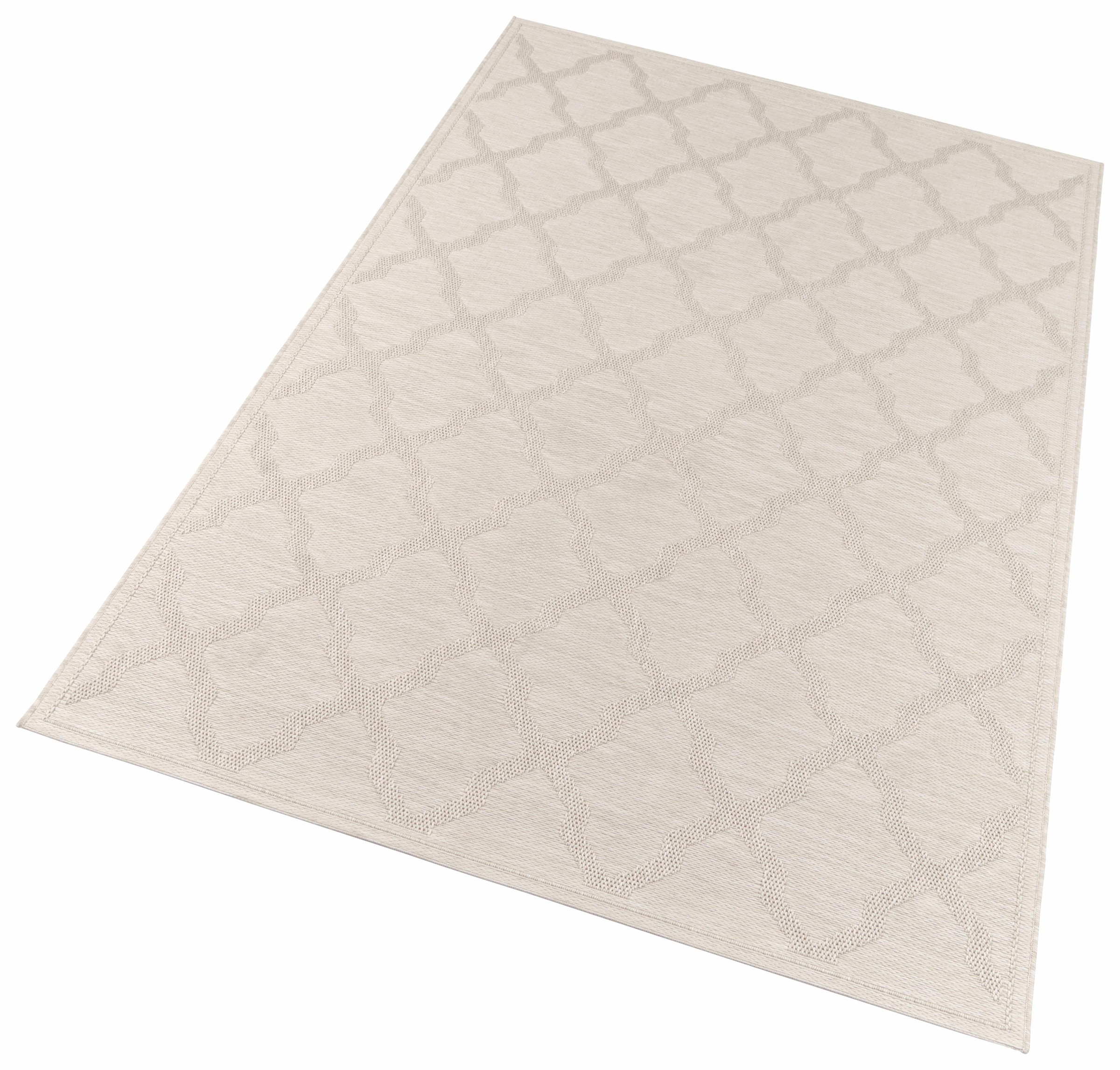 Image of freundin Home Collection Teppich »Heaven«, rechteckig, 4 mm Höhe, Flachgewebe In und Outdoor geeignet, Makramee Look, Balkon, Terrasse, Garten, Wohnzimmer, Robust, Pflegeleicht bei Ackermann Versand Schweiz