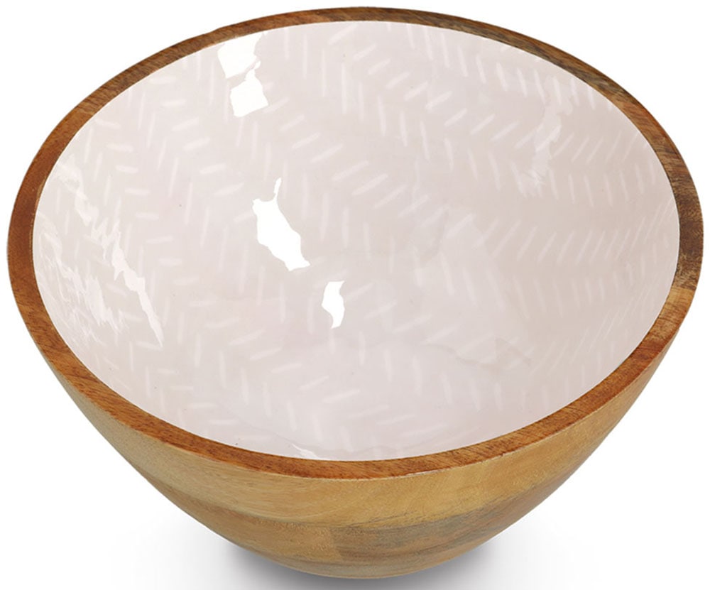 Zeller Present Schale »Mangoholz, beige« aus Massivholz hochwertiges natürliches Material