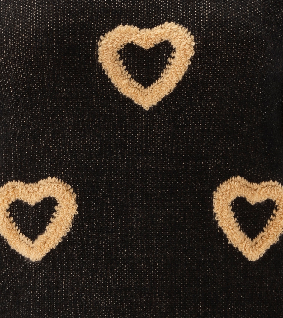 Aniston PLUS Strickpullover mit aufgestrickten Herzen