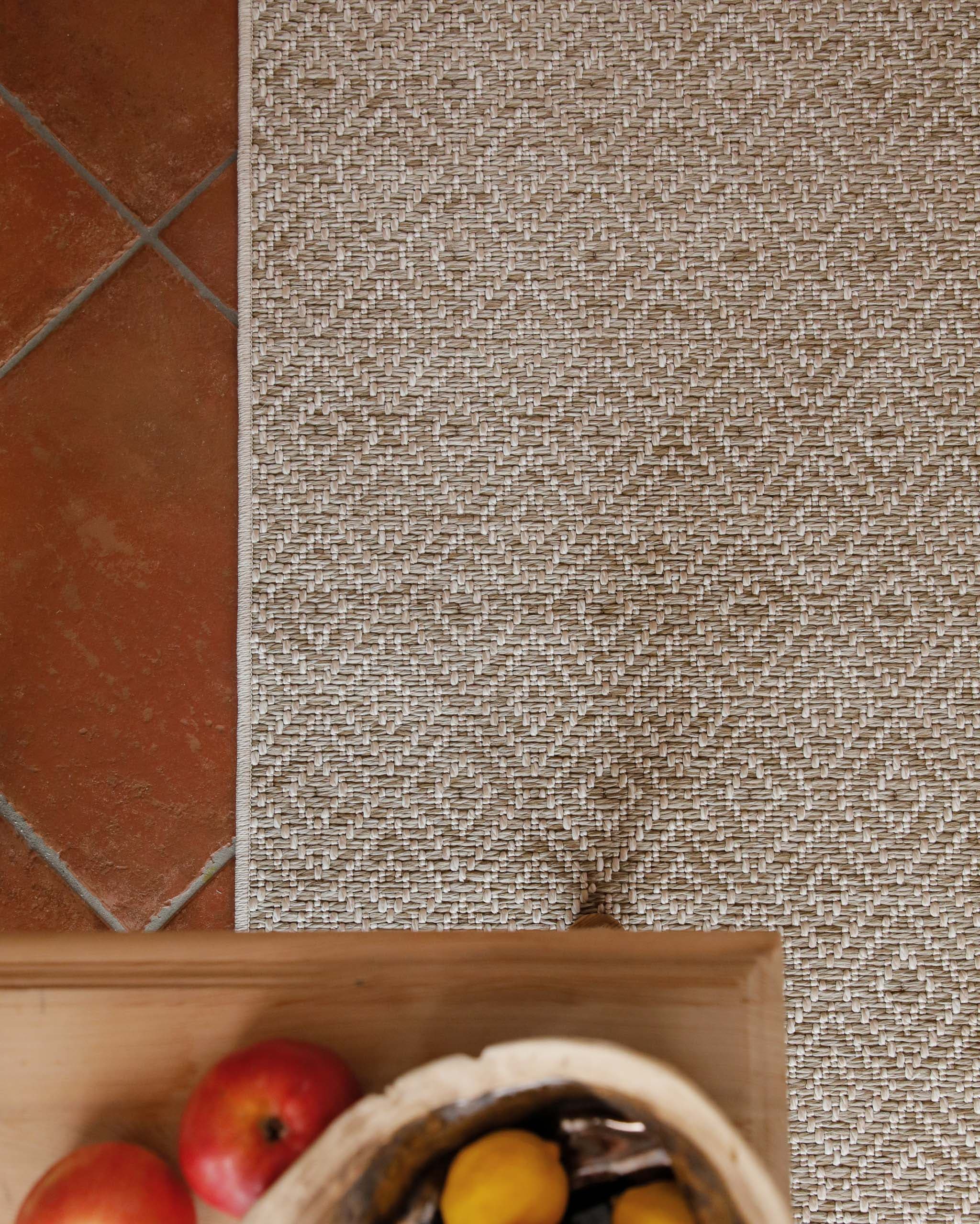 Wecon home Teppich »Miami Beach« rechteckig 5 mm Höhe In- & Outdoor Teppich, wetterfest, modernes Rauten Muster, Balkon