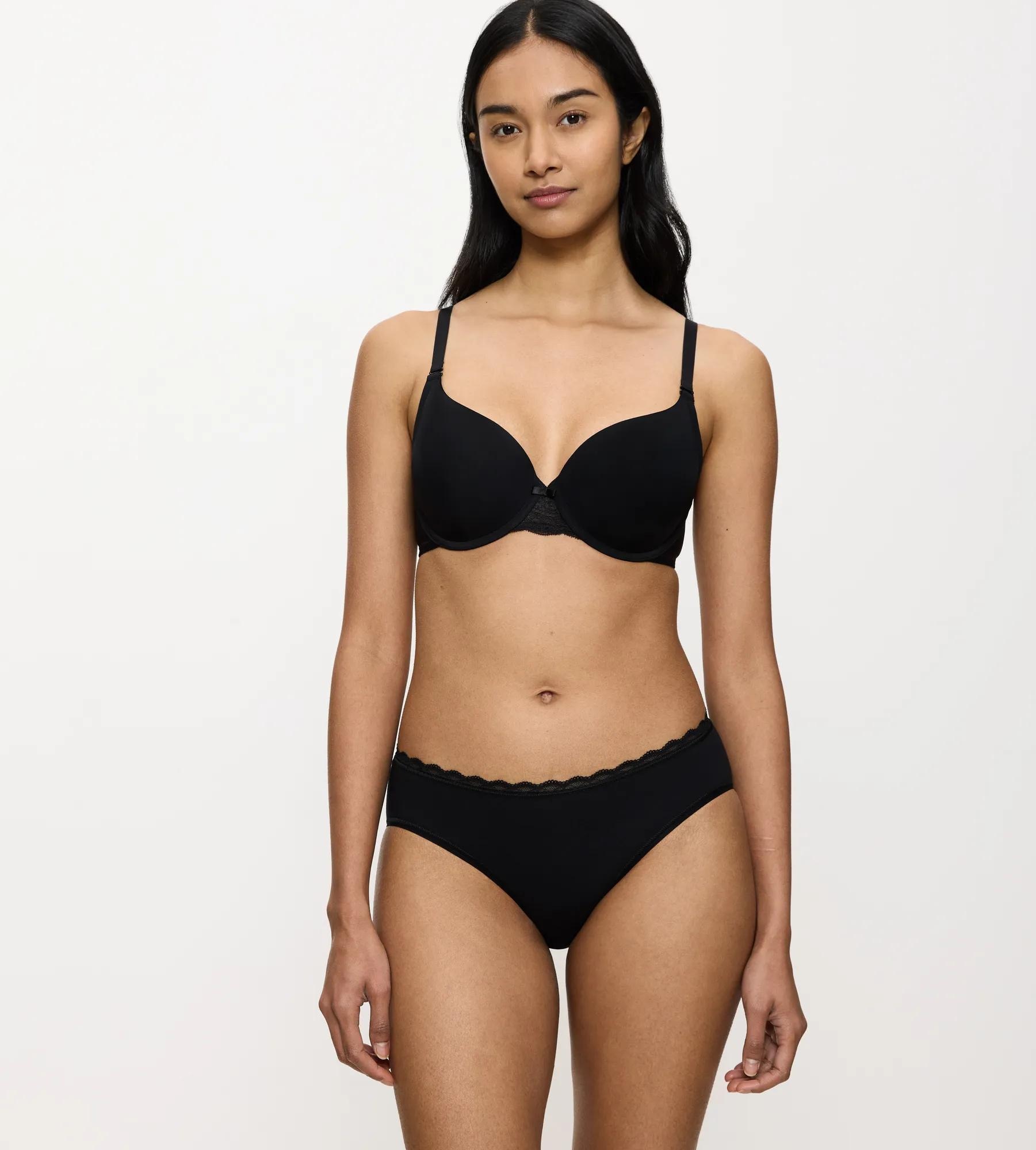 Triumph Tai-Slip »Feel Of Cotton« weich, ohne Seitennaht, schmales Spitzenband