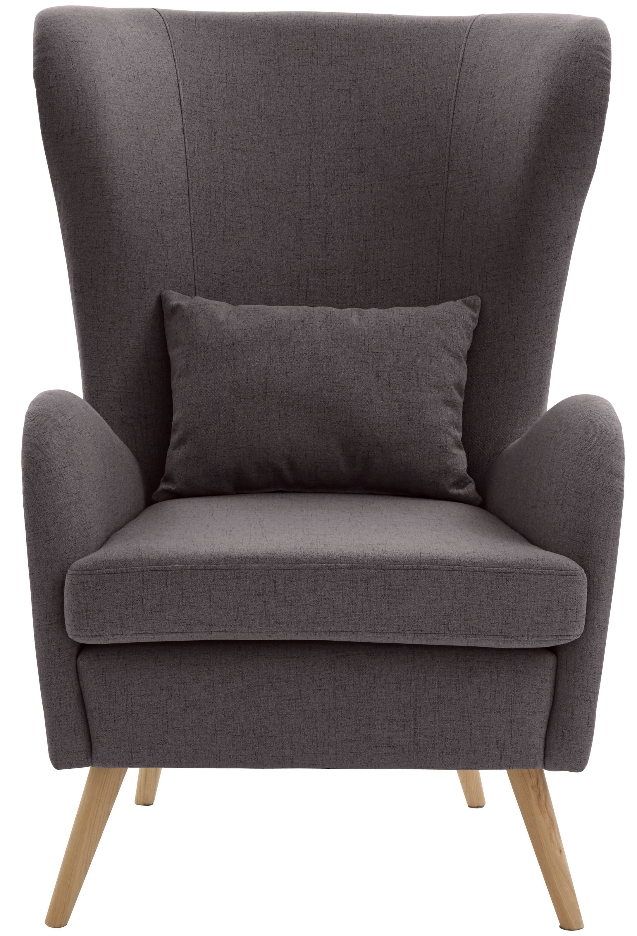 Guido Maria Kretschmer Home&Living Sessel »Salla«, wahlweise mit oder ohne Hocker; grosser Sessel: Masse B/T/H: 78/94/118cm