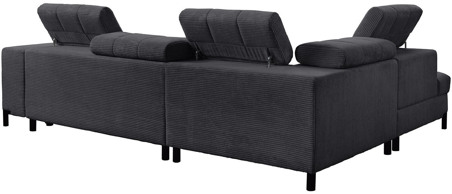 exxpo - sofa fashion Canapé d'angle »Bocco, hochwertige Verarbeitung, toller Sitzkomfort, bequem, L-Form« wahlweise mit Bettfunktion u. Bettkasten, inkl. Kopfteilverstellung