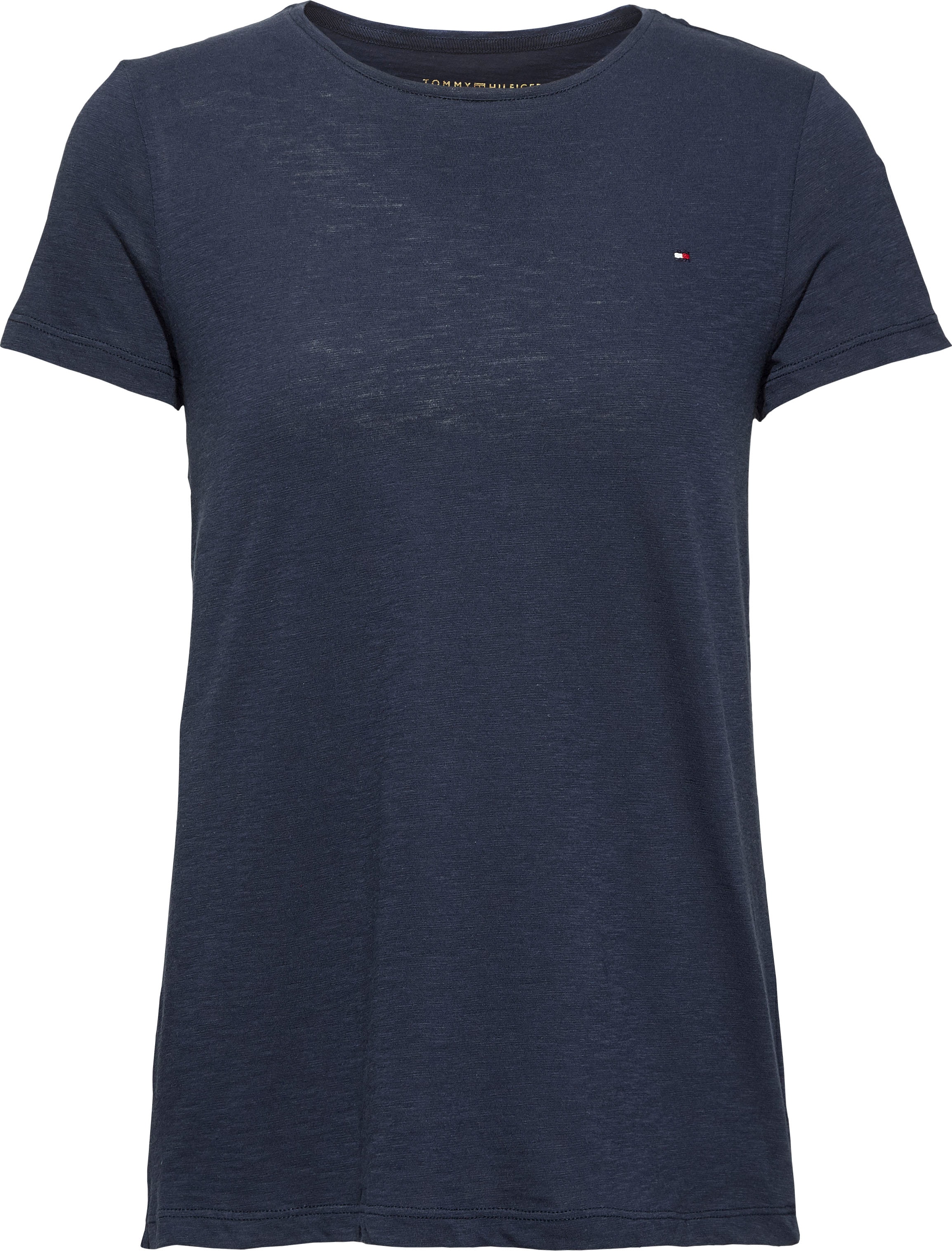 Tommy Hilfiger T-Shirt »HERITAGE CREW NECK TEE«, mit Tommy Hilfiger Logo-Flag auf der Brust