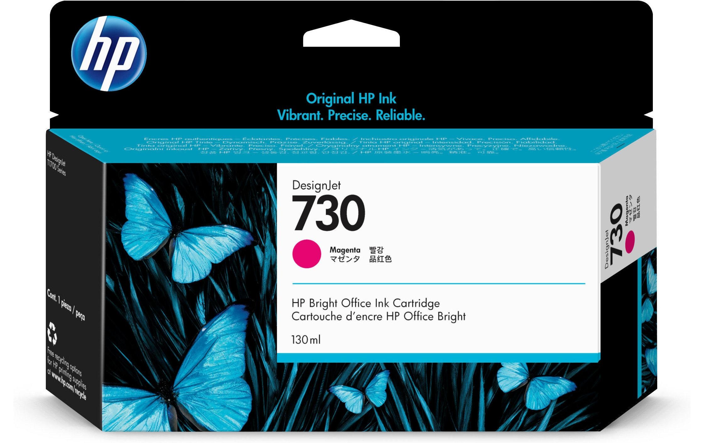 HP Tintenpatrone »Nr. 730 (P2V63A) Magenta«, (1 St.)