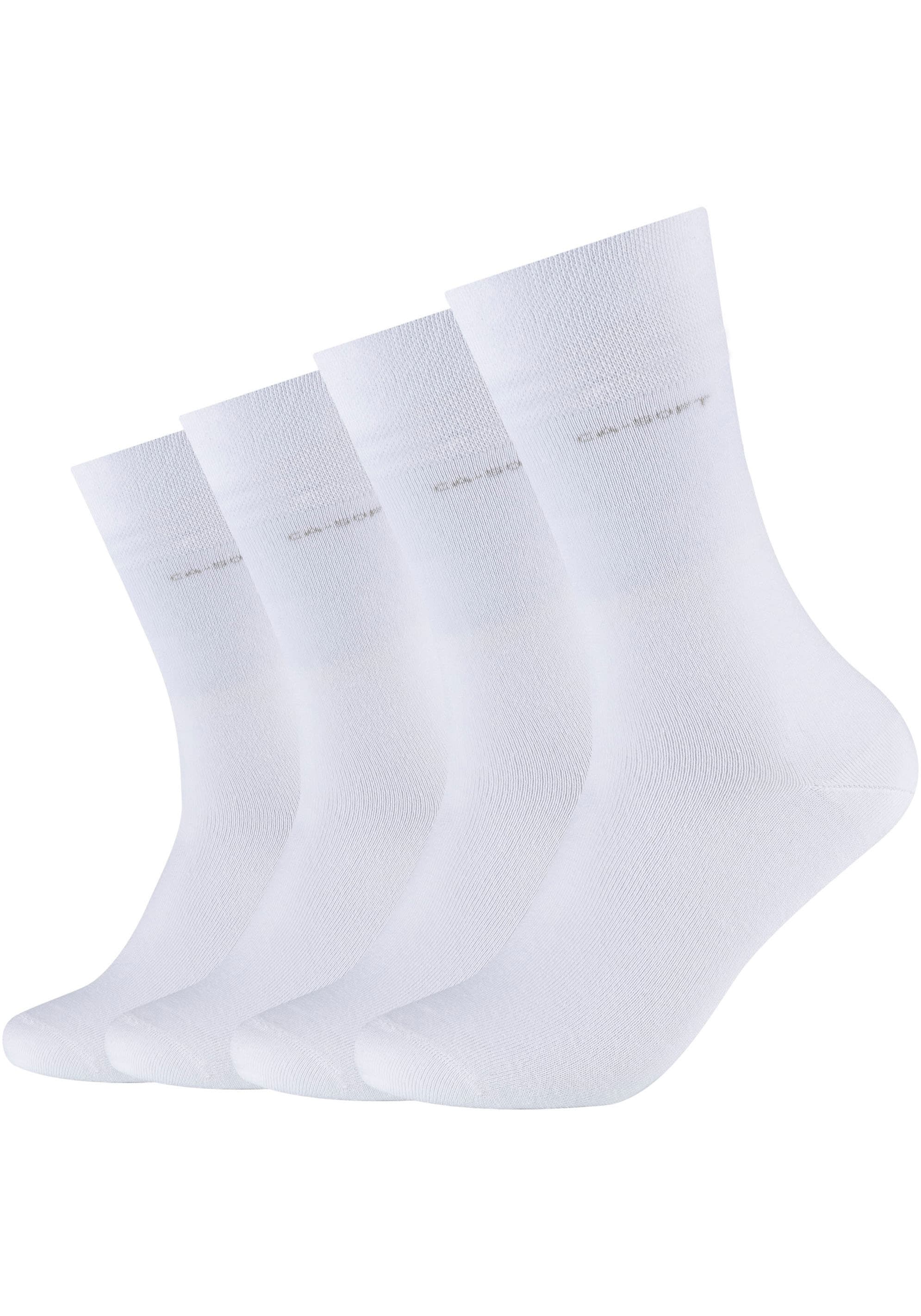 Camano Socken, (Packung, 4 Paar), Mit verstärktem Fersen- und Zehenbereich-camano 1