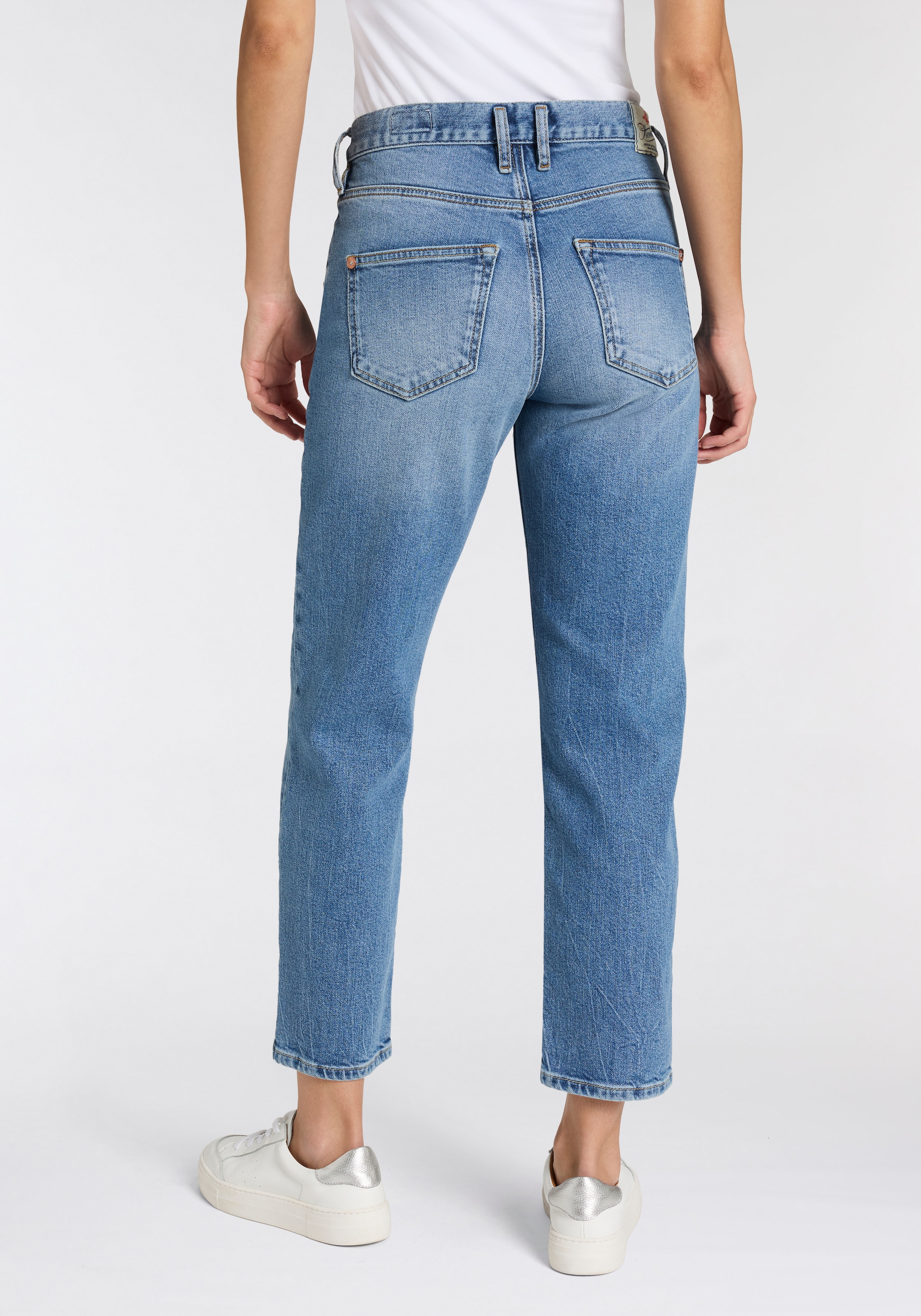 Herrlicher Jeans à 5 poches »Breezy Cropped Denim« Coupe droite