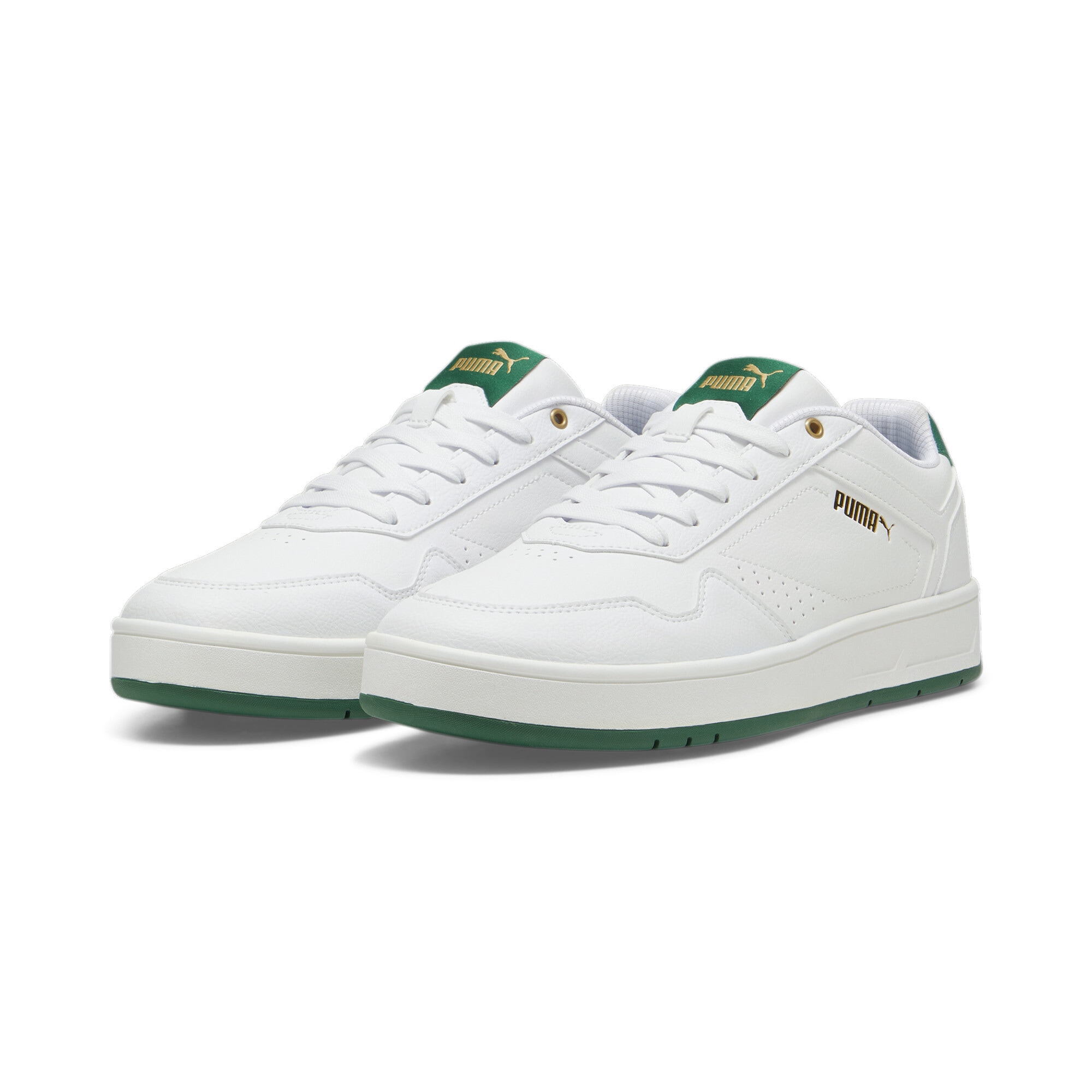 Image of PUMA Sneaker "COURT CLASSIC" für sportliche Einsätze, mit Gummi-Laufsohle, mit Schnürverschluss
