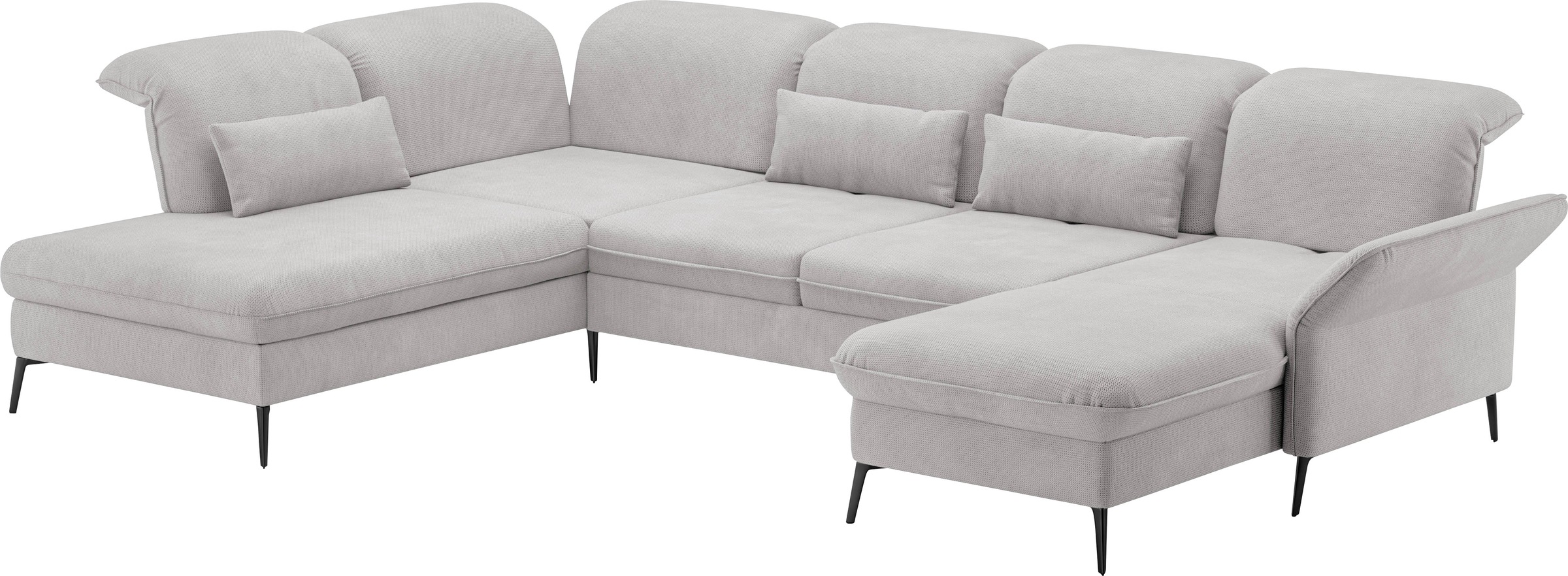sit&more Wohnlandschaft »Emely«, mit Sitztiefenverstellung optional mit Bettfunktion und Bettkasten