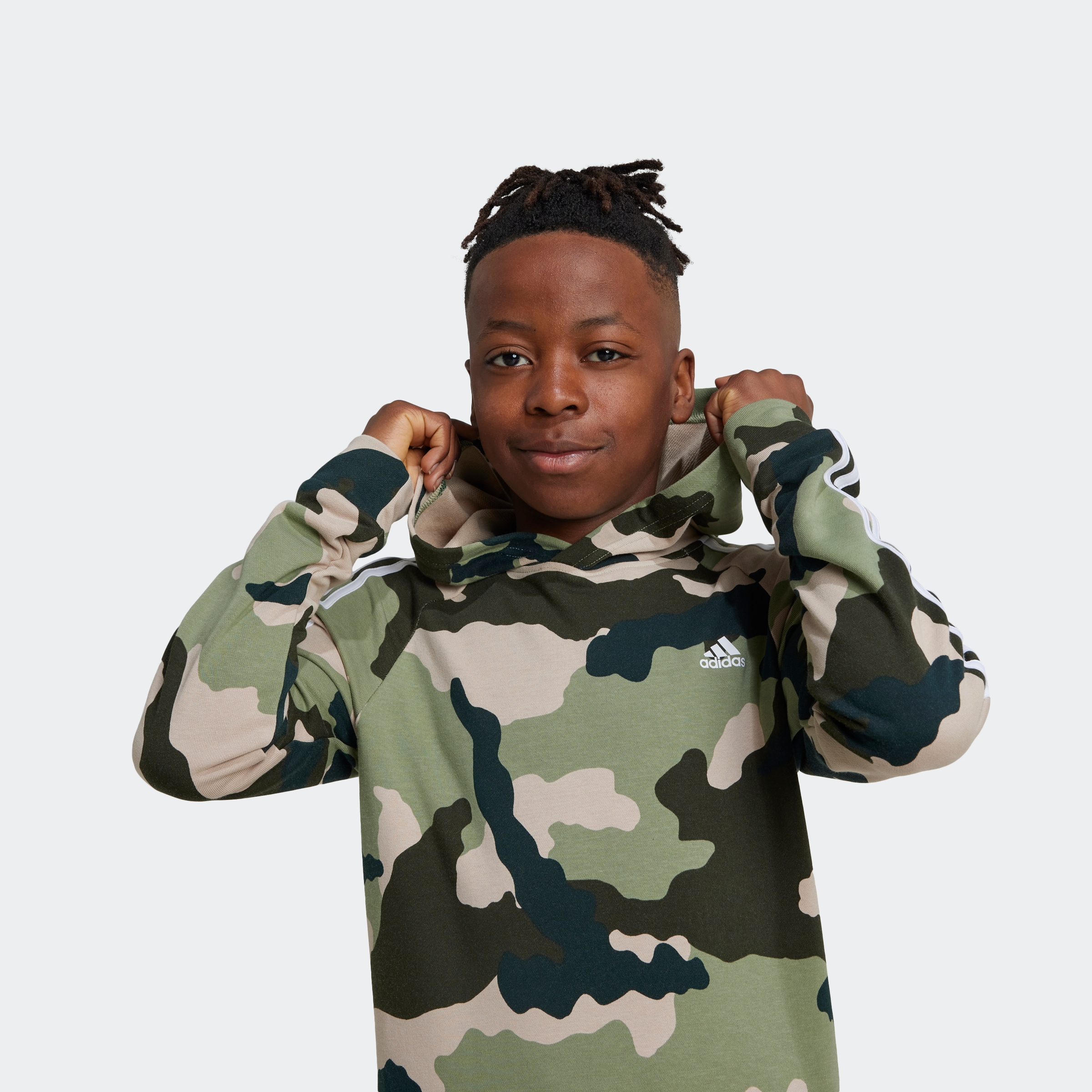 adidas Sportswear Kapuzensweatshirt »J BL CAMO FT HD«