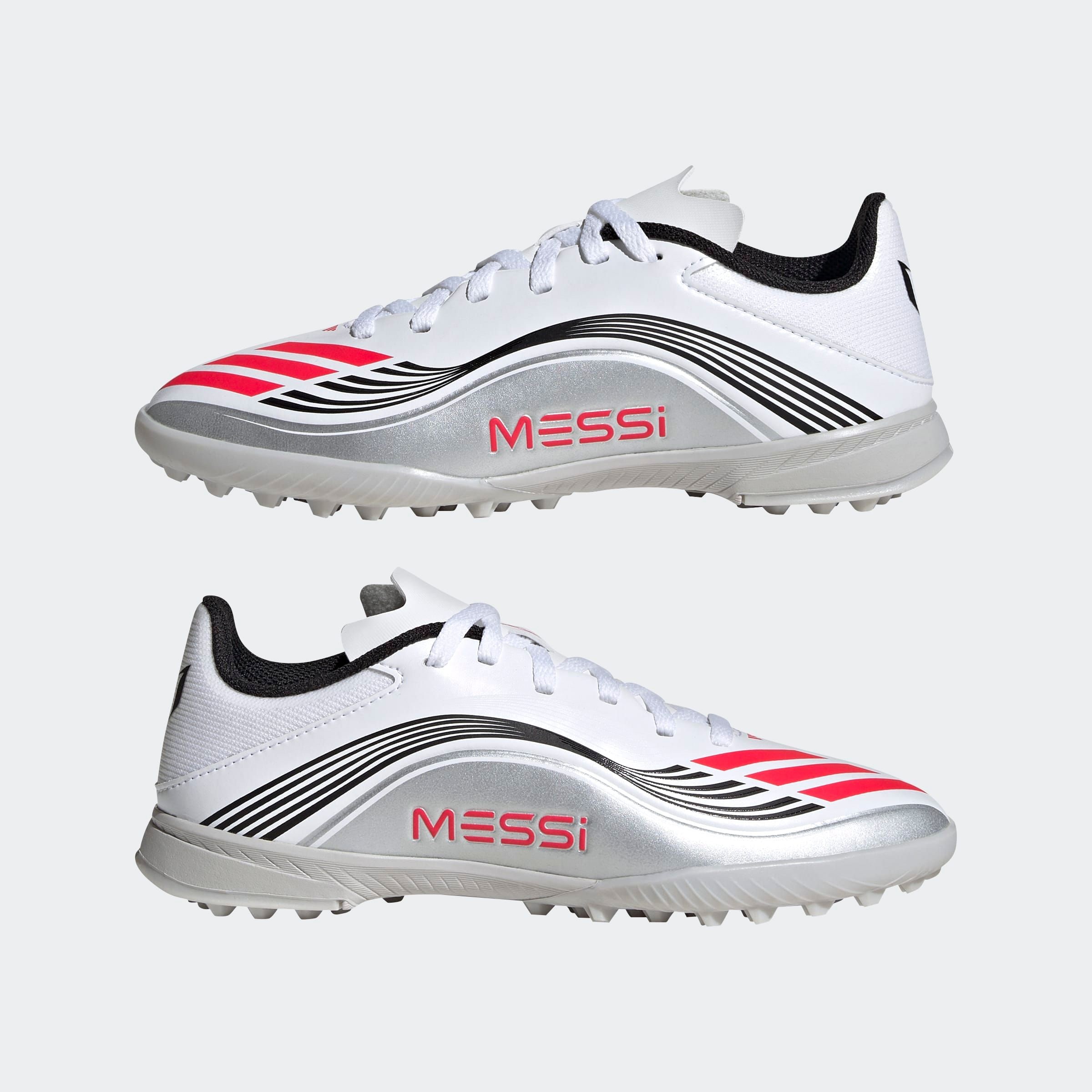 adidas Performance Fussballschuh »F50 MESSI LEAGUE KIDS TF«, geeignet für harte Untergründe Asche und Kunstrasen