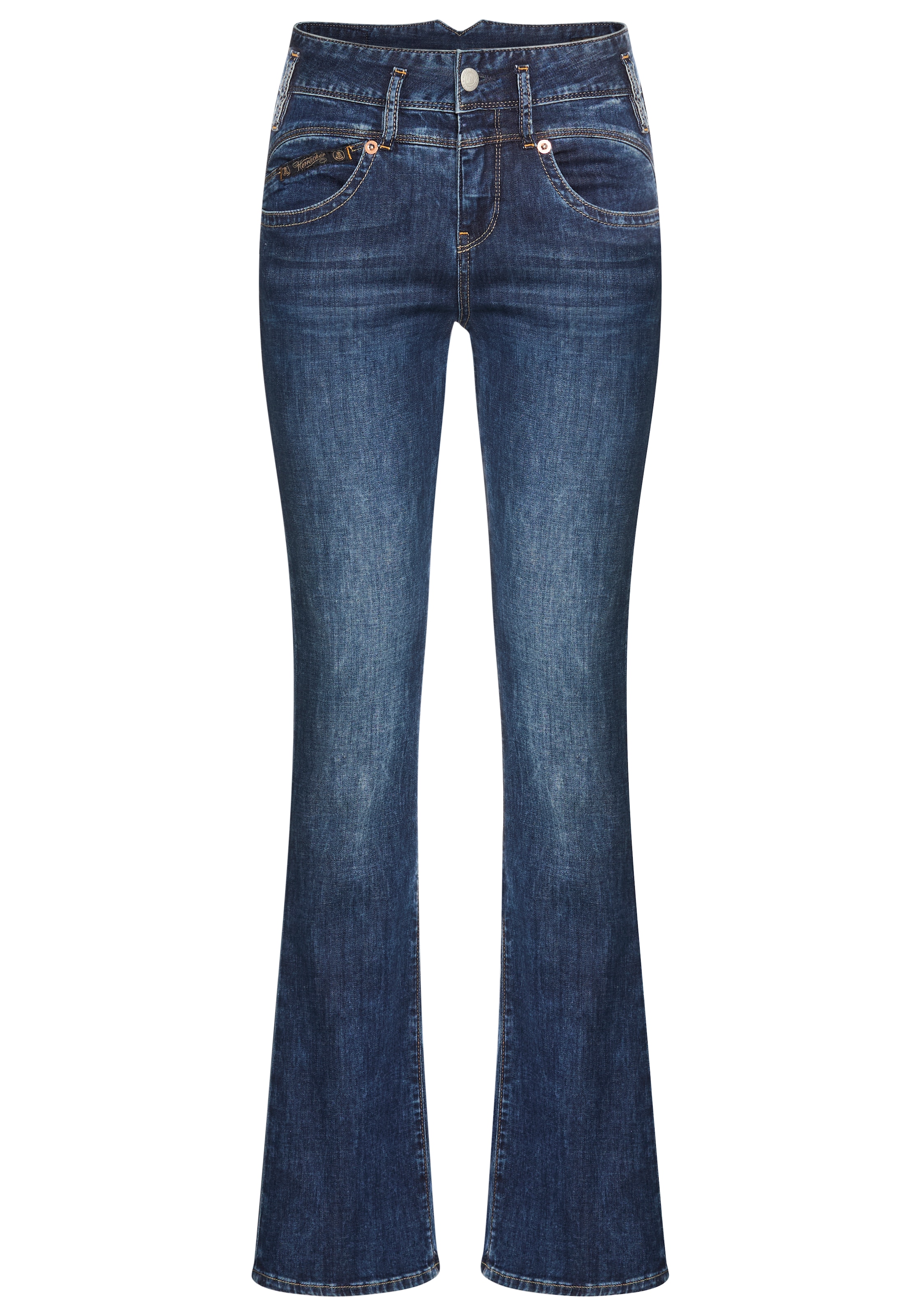 Herrlicher Bootcut-Jeans »Pearl Boot Denim Light« im Five-Pocket Style