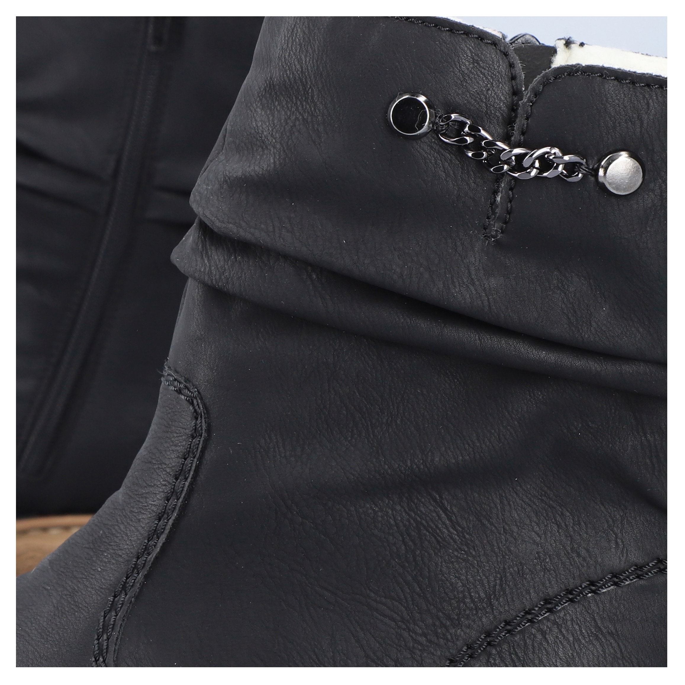 Rieker Winterboots, mit kontrastfarbener Rahmennaht