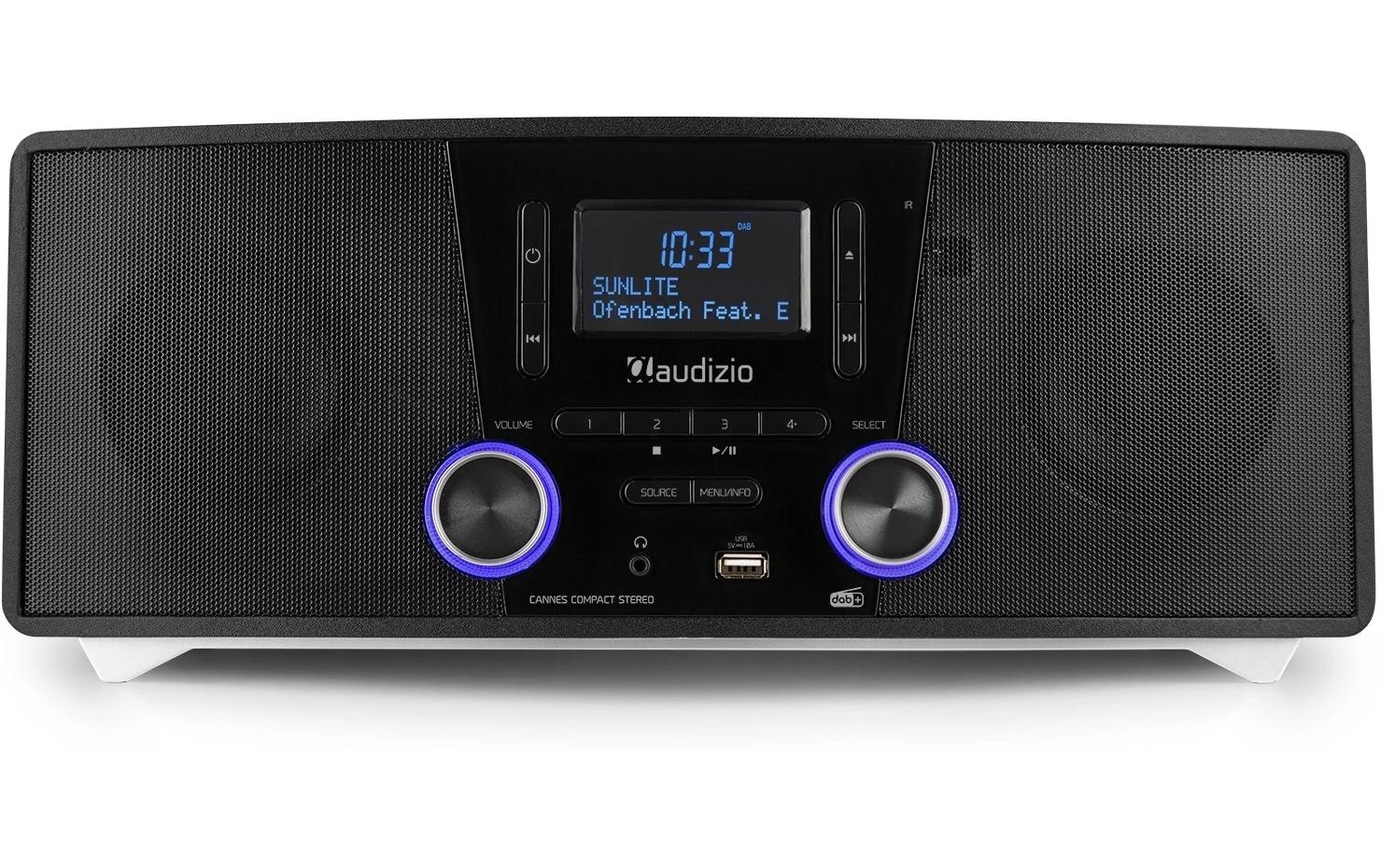 Microanlage »Audizio Cannes«, (Digitalradio (DAB+)-FM-Tuner)