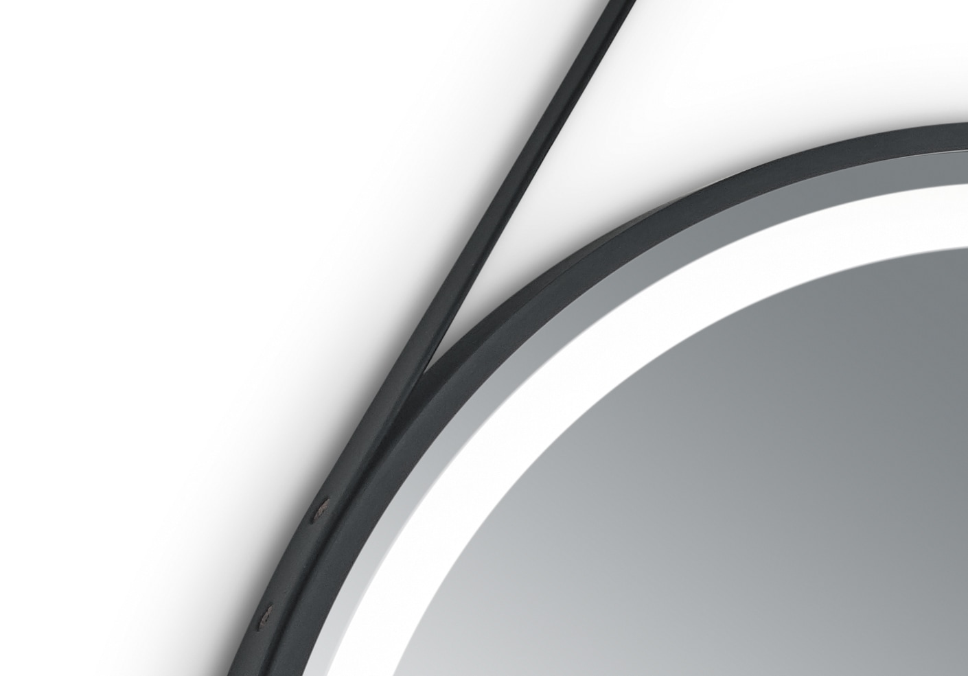 MIRRORS AND MORE LED-Lichtspiegel »Finchen« integrierte LED-Beleuchtung, mit Lederband