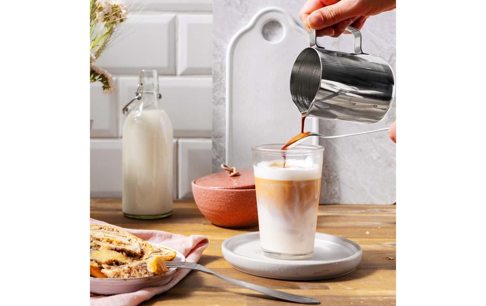 Gastroback Machine à espresso »42722 DESIGN ESPRESSO PICCOLO PRO M« mit integriertem, automatischem Milchaufschäumer