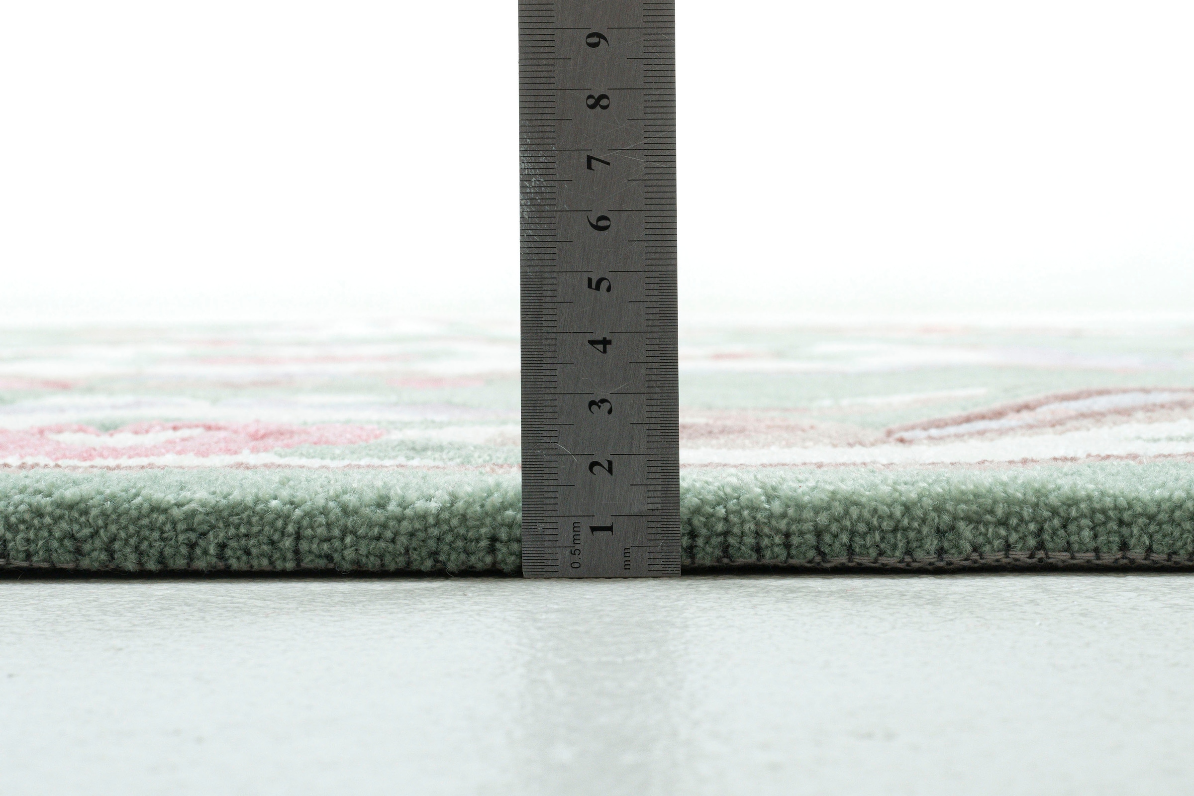 THEKO Tapis »Ming« Rectangulaire 14 mm Höhe hochwertiges Acrylgarn, ideal im Wohnzimmer & Schlafzimmer