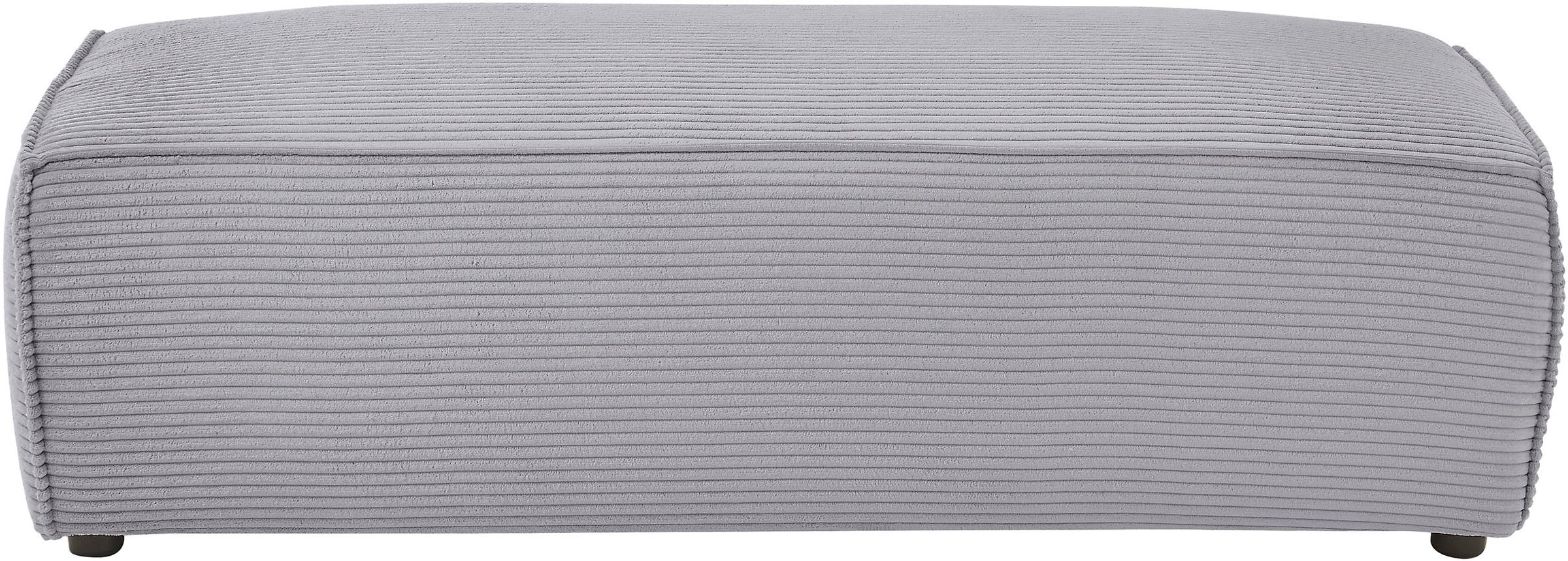 Home affaire Hocker »NEU: SHERWOOD XXL, Polsterhocker, Cord, Webstoff«, rechteckig, bequemer Sitzkomfort, 130/60/44 cm, Krokodilverbinder