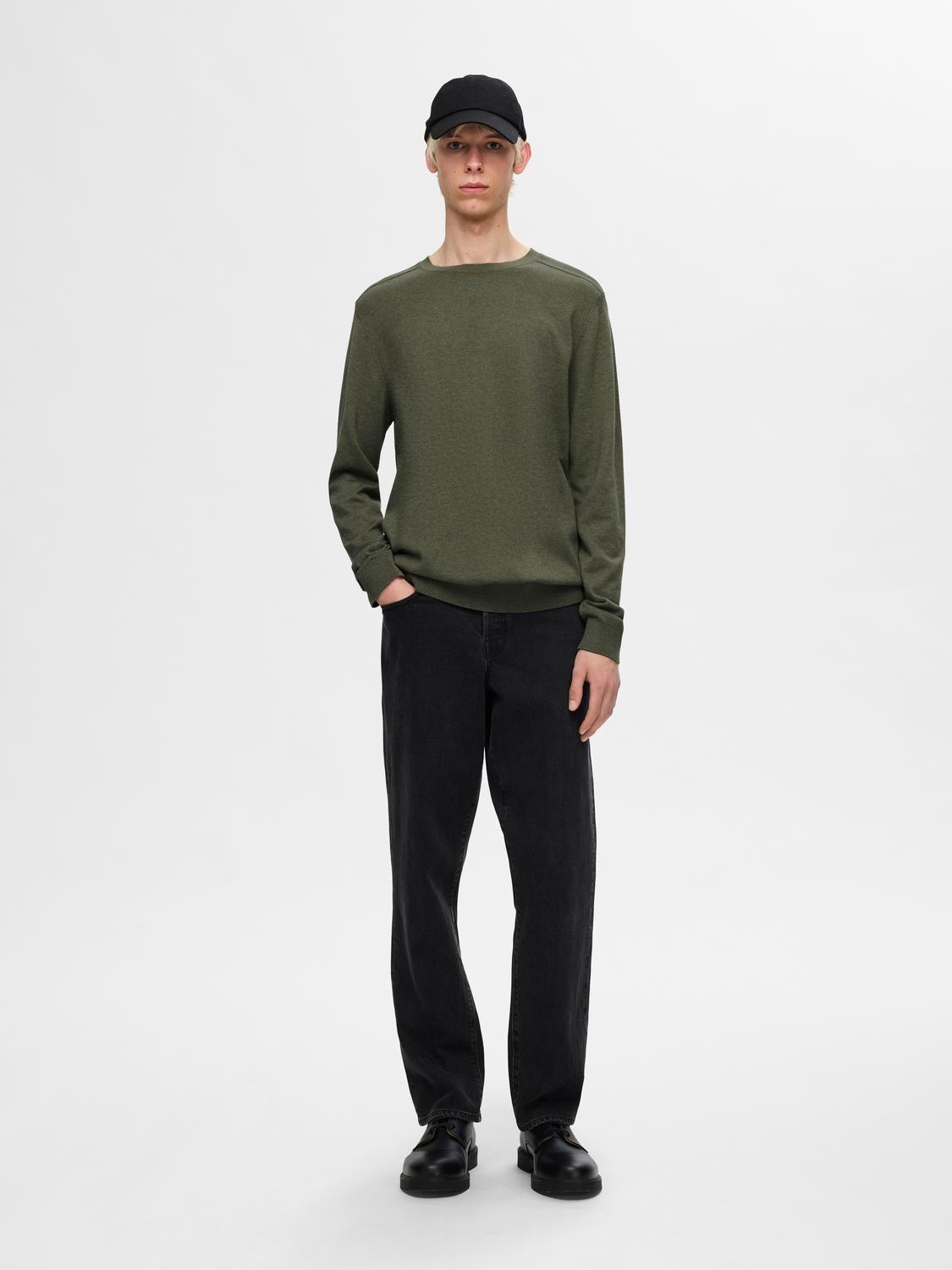 SELECTED HOMME Strickpullover »SLHBERG CREW NECK NOOS«