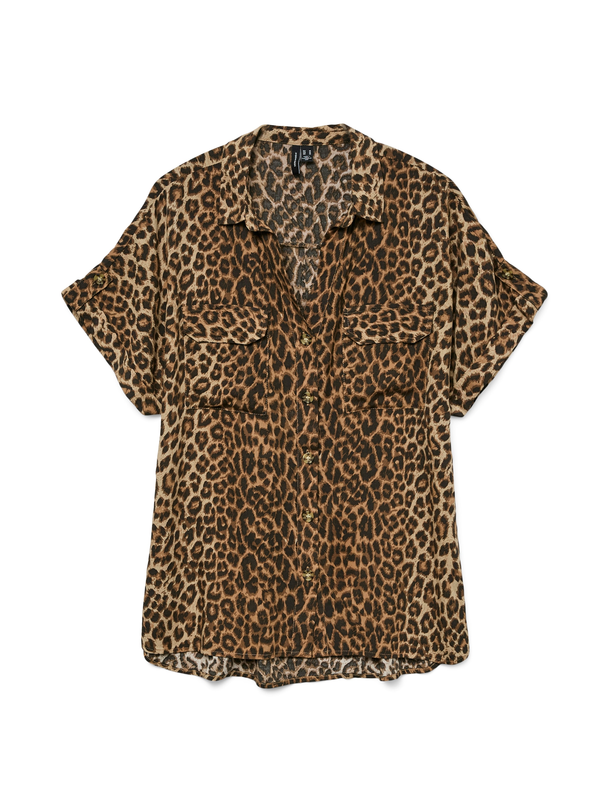 Vero Moda Kurzarmbluse »VMBUMPY SS SHIRT AOP WVN GA NOOS«
