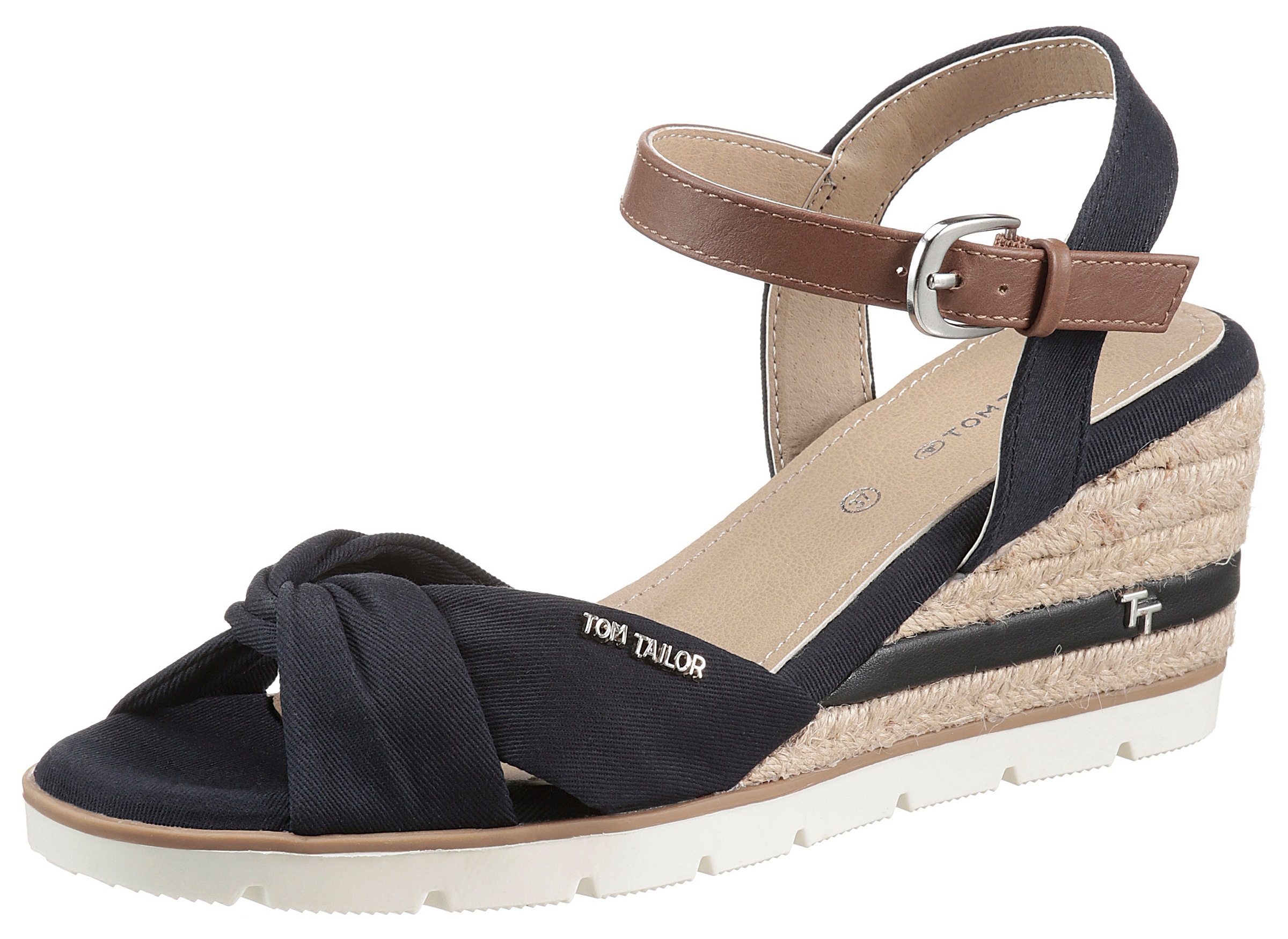 Image of TOM TAILOR Sandalette, mit Label bei Ackermann Versand Schweiz