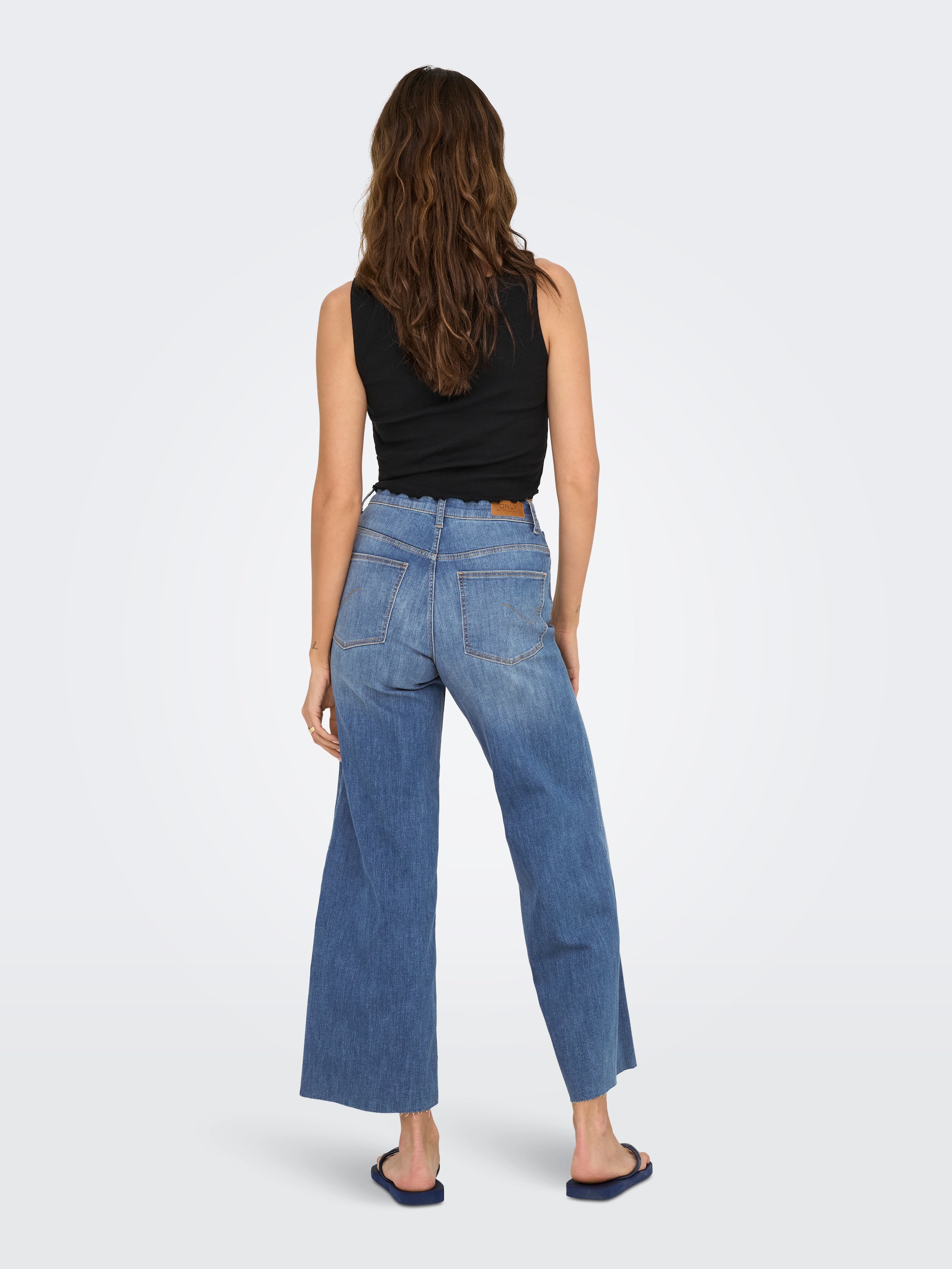 ONLY High-waist-Jeans »ONLANN-MADISON HW CROP WD DNM SOO618NOOS«