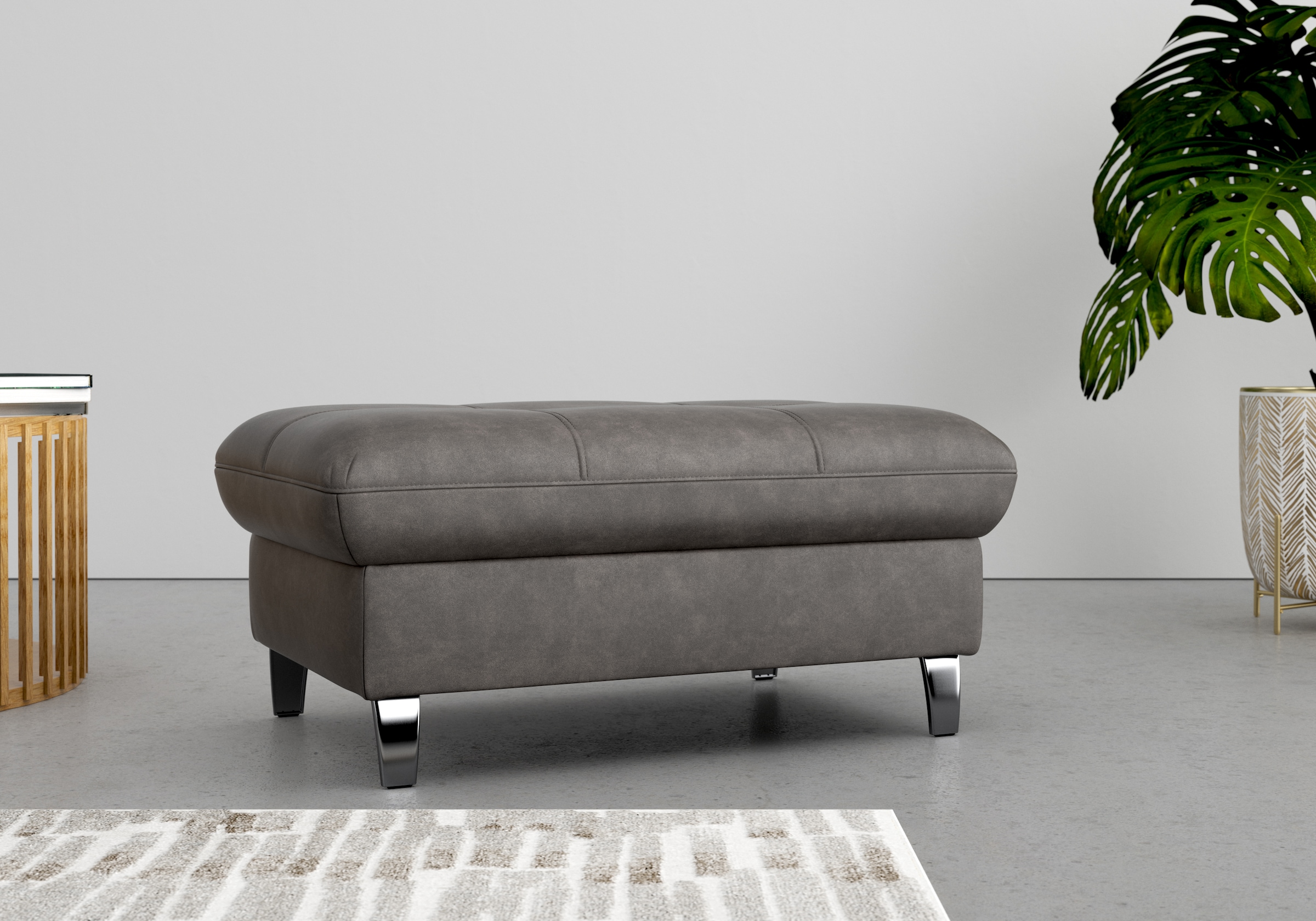 Image of sit&more Stauraumhocker "Maggiore" mit Stauraum und modernen Metallbeinen
