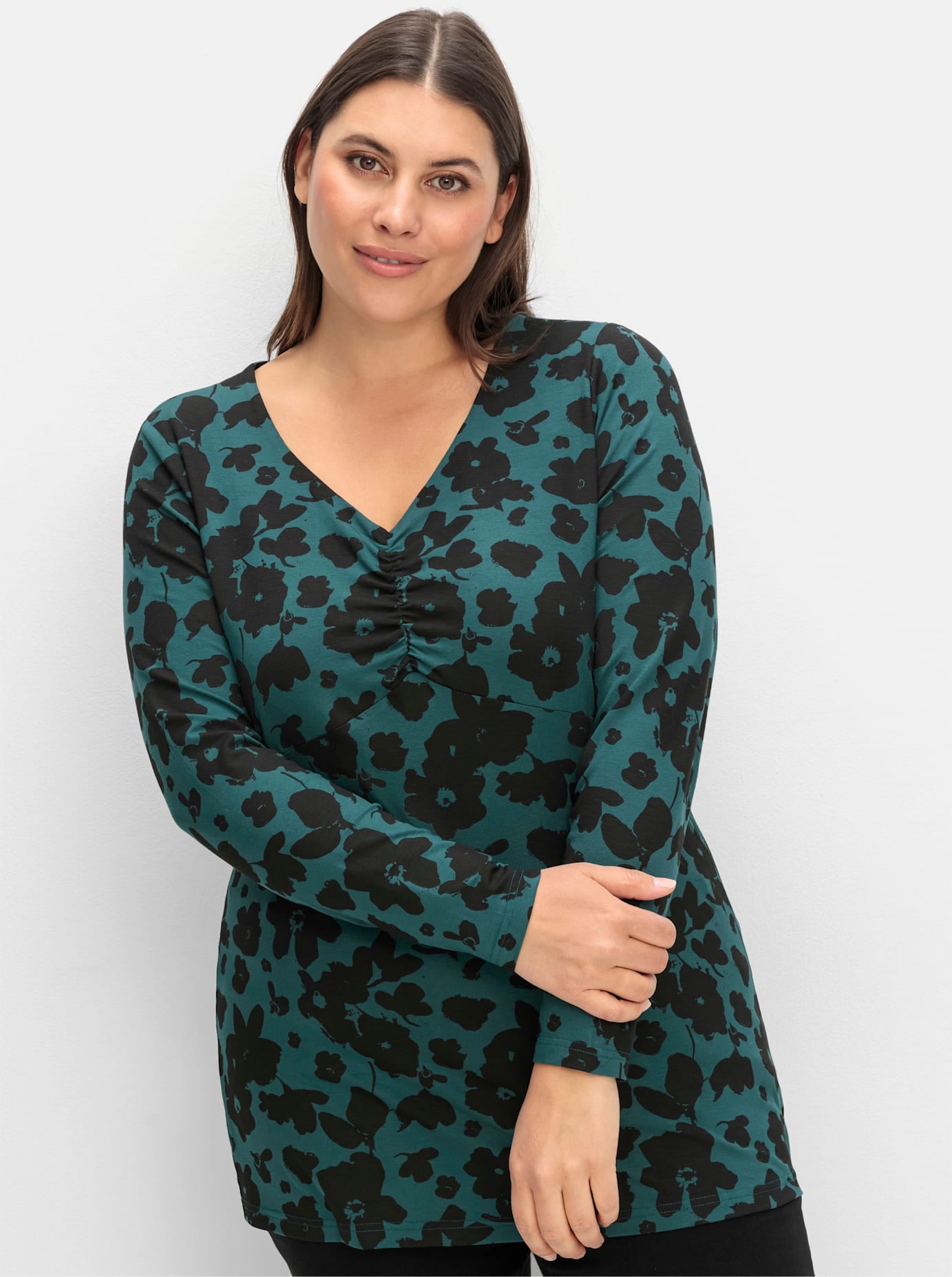 Sheego Langarmshirt "Langarmshirt" 1 Stk.