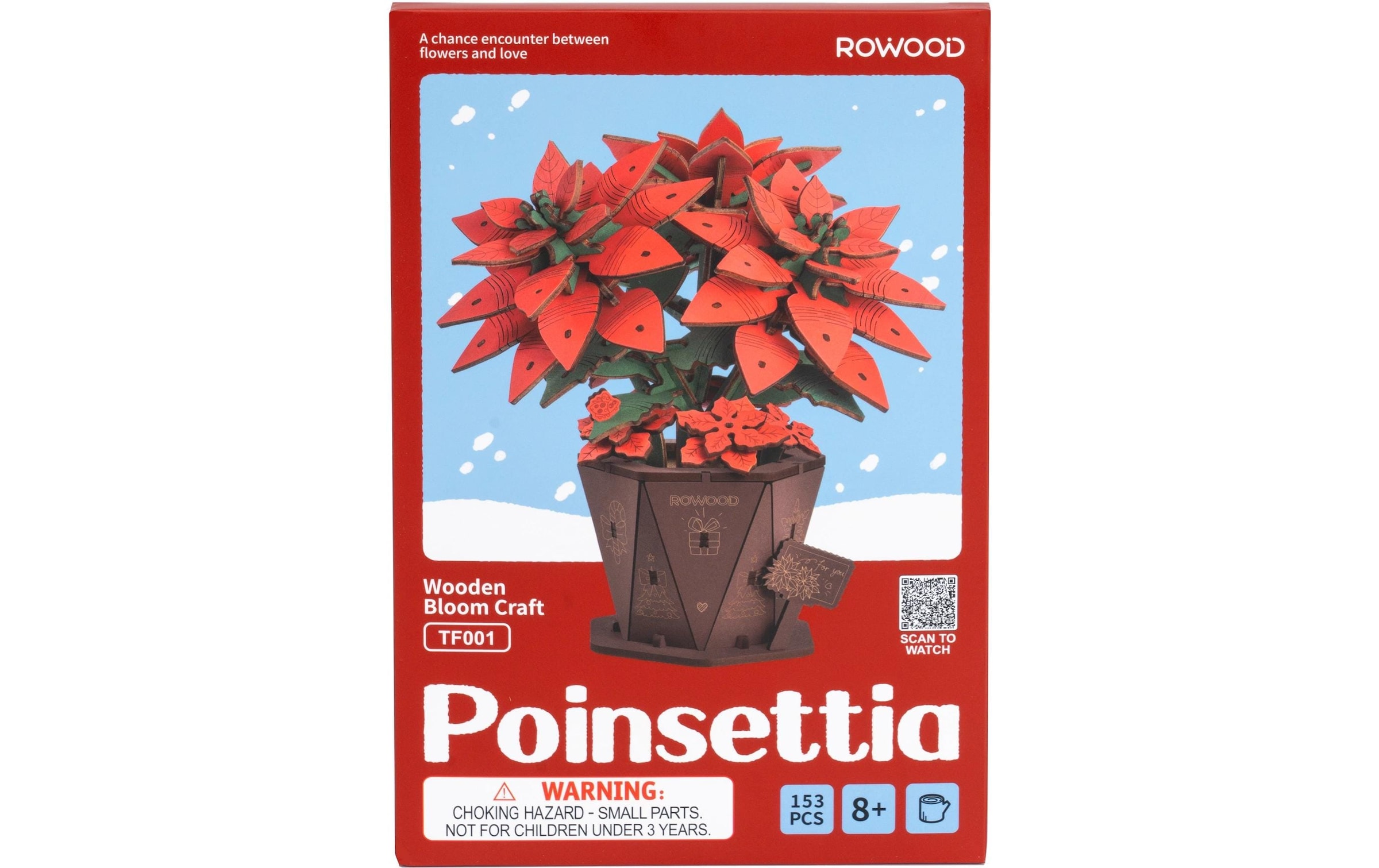   Modellbausatz »Rolife Poinsettia Weihnachtsstern«