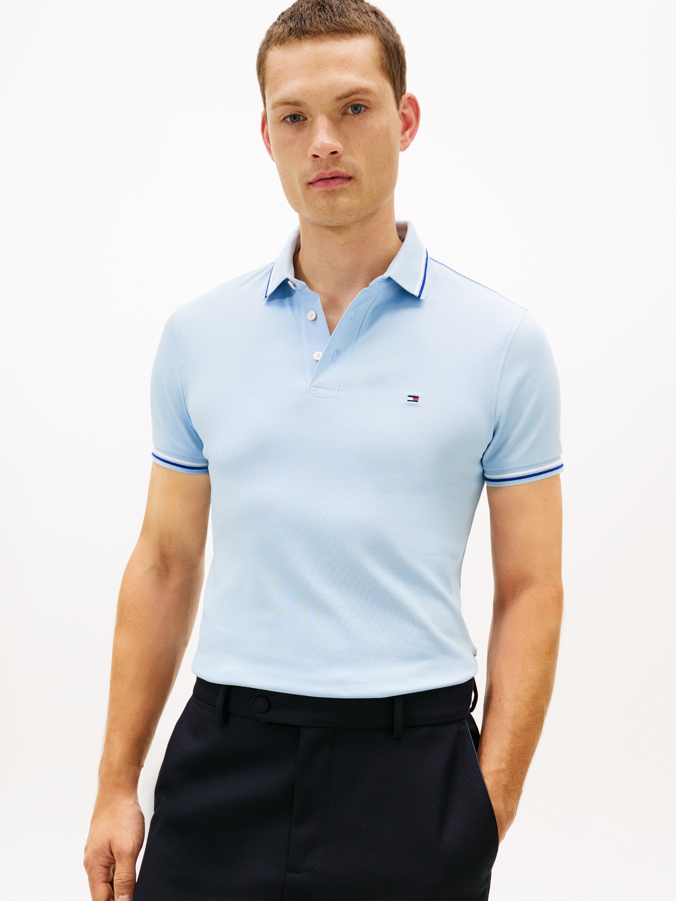 Tommy Hilfiger Polo »TOMMY TIPPED SLIM POLO«