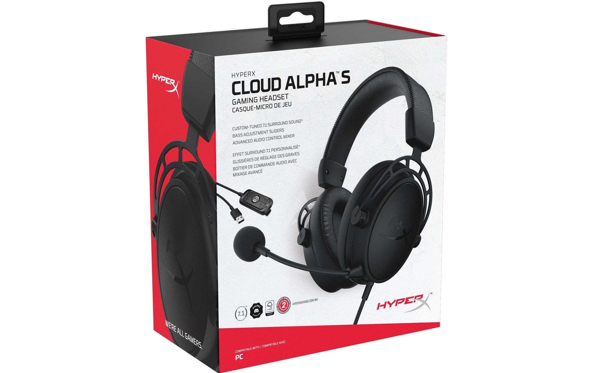 Headset »Cloud Alpha S Blk«
