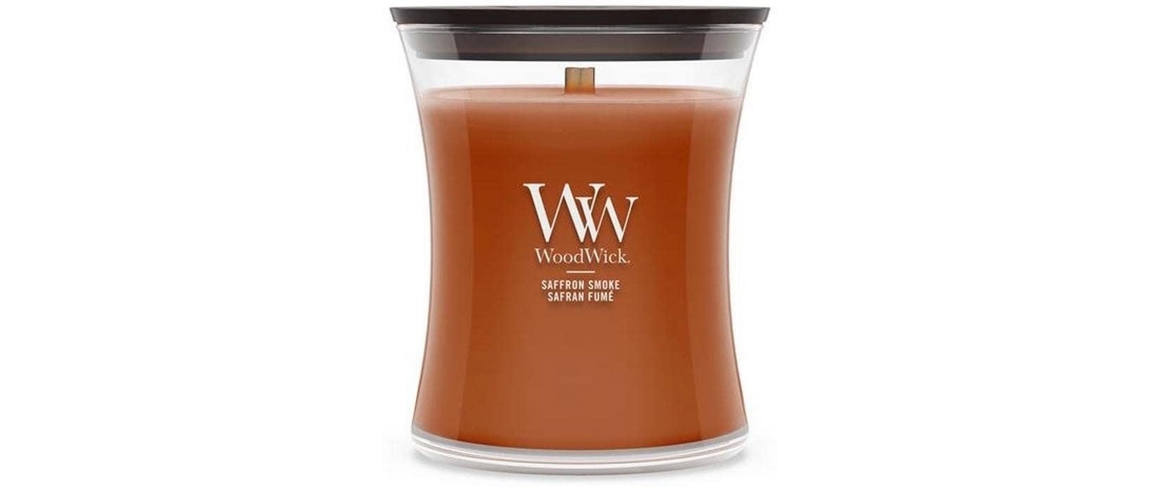 Image of Woodwick Duftkerze "Saffron Smoke Medium Jar"