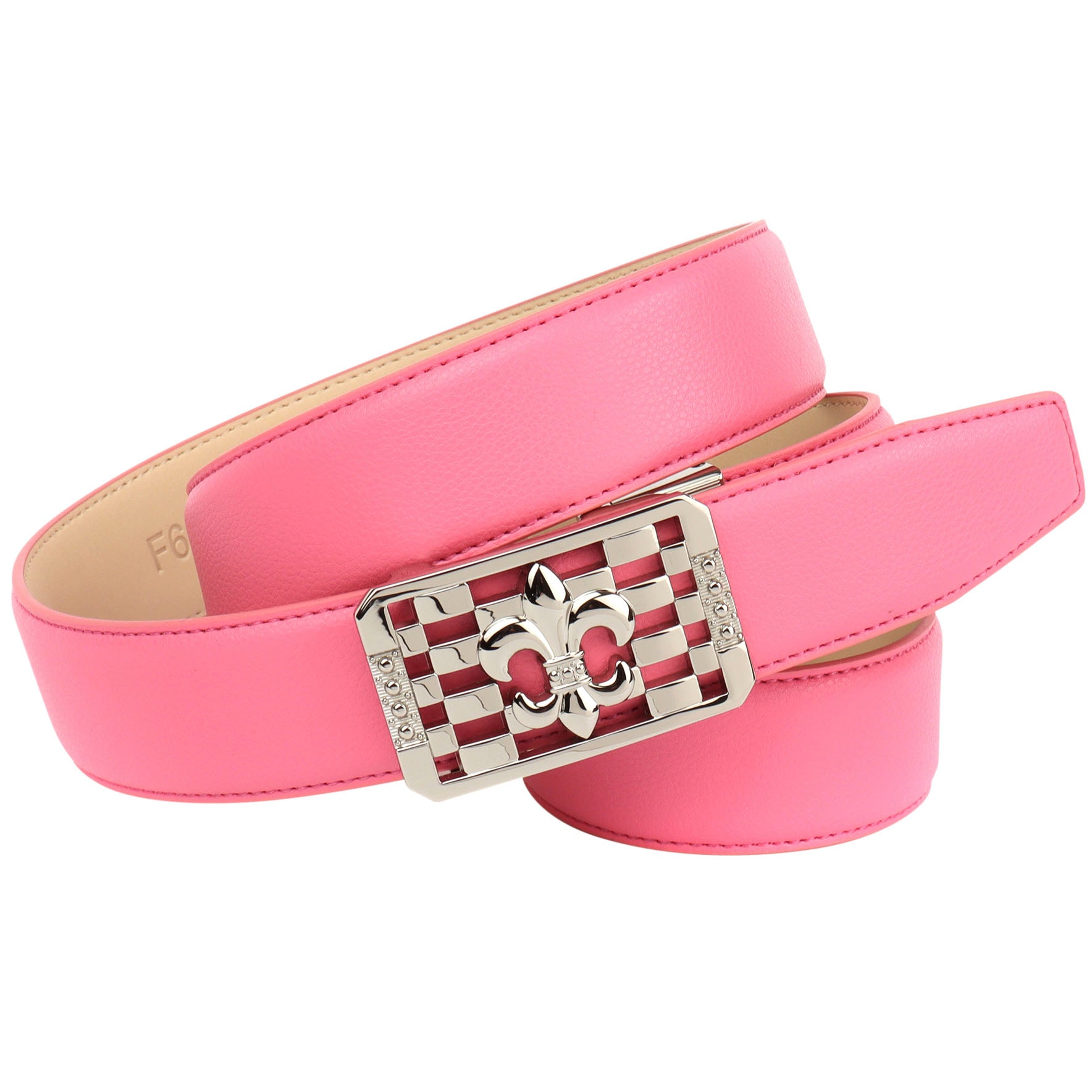 Image of Anthoni Crown Ledergürtel Femininer Ledergürtel mit aufwendiger Schmuck-Schliesse