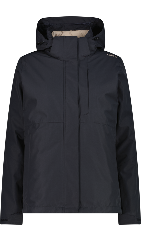 CMP 3-in-1-Funktionsjacke »WOMAN JACKET ZIP HOOD DETACHBLE INN.JACKET« 2 Stk. tlg. mit Kapuze 2-teiliges Set, mit herausnehmbarer Innenjacke, sportlicher Stil